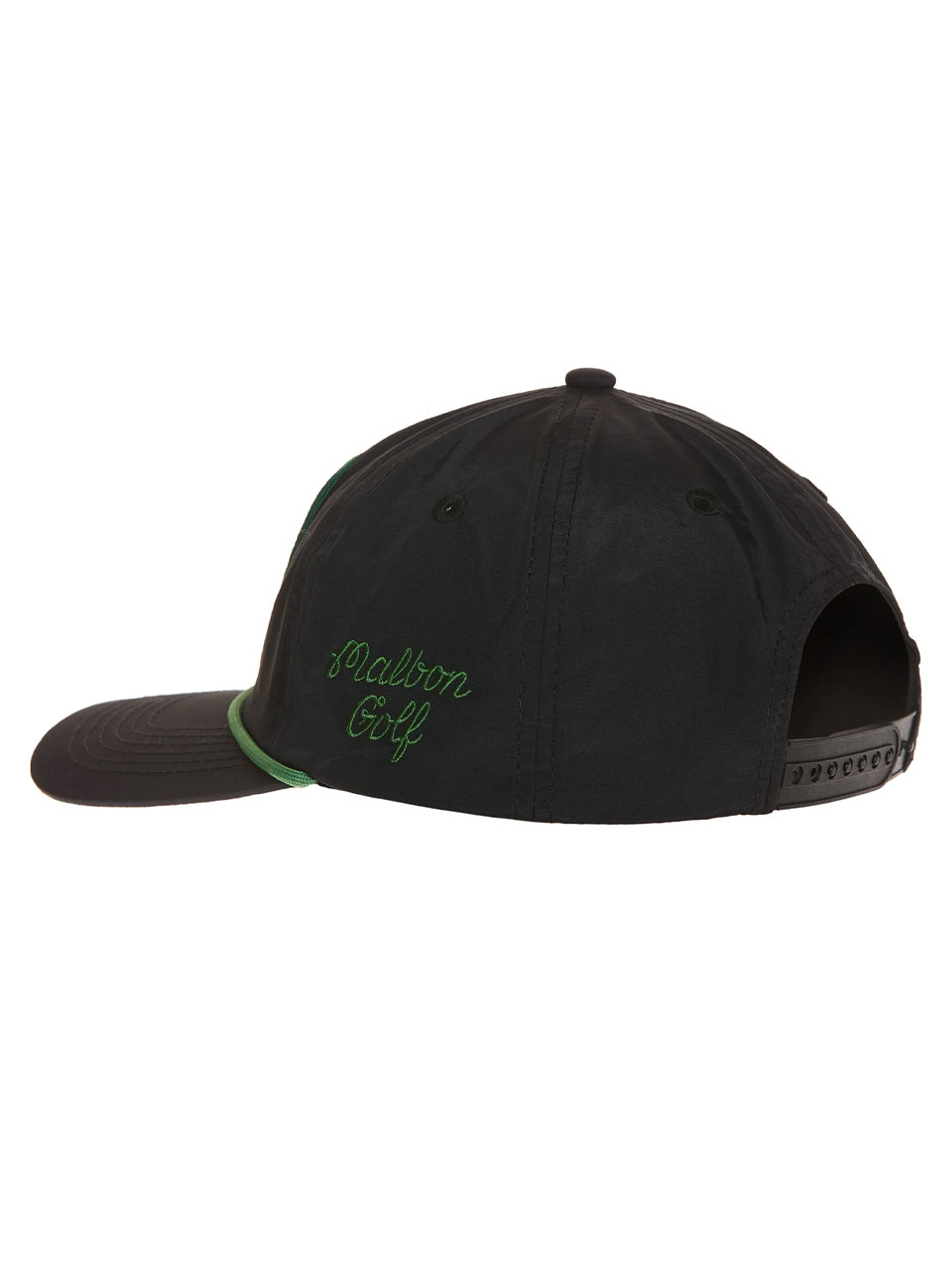 Malbon Vacation Club Nylon Rope Cap - Black