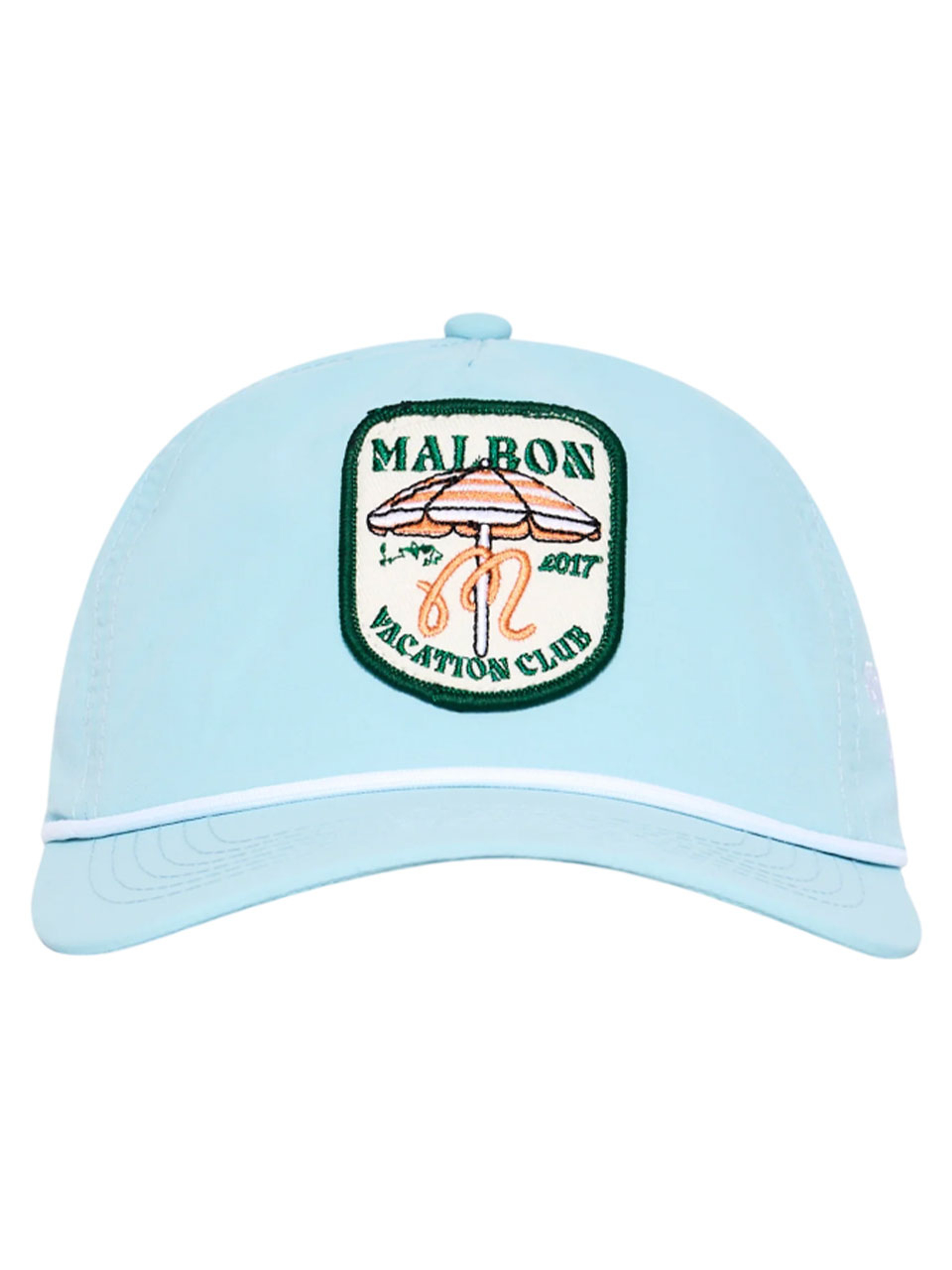 Malbon Vacation Club Nylon Rope Cap - Blue