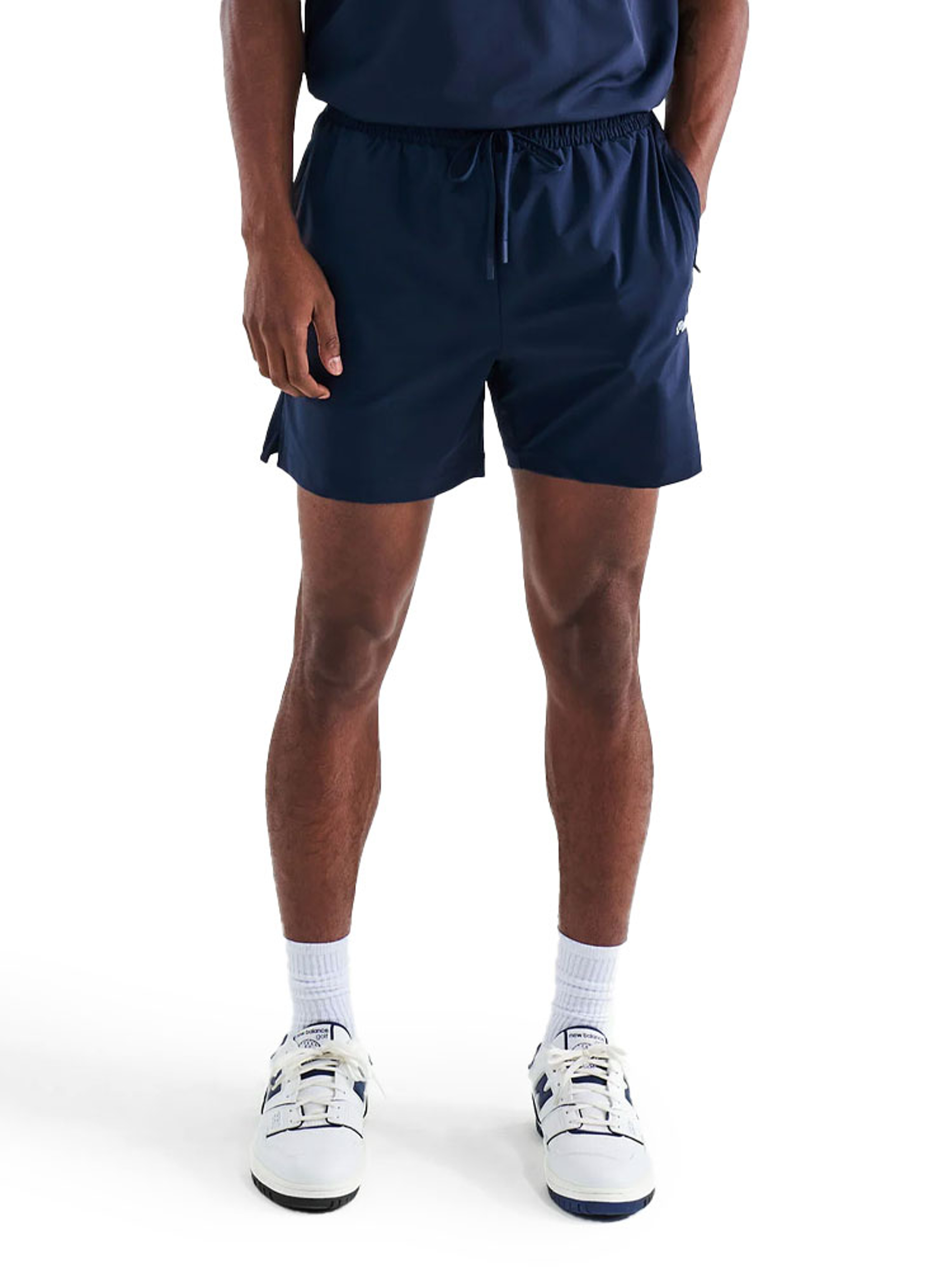 Malbon Performance Poly Tech Short - Navy