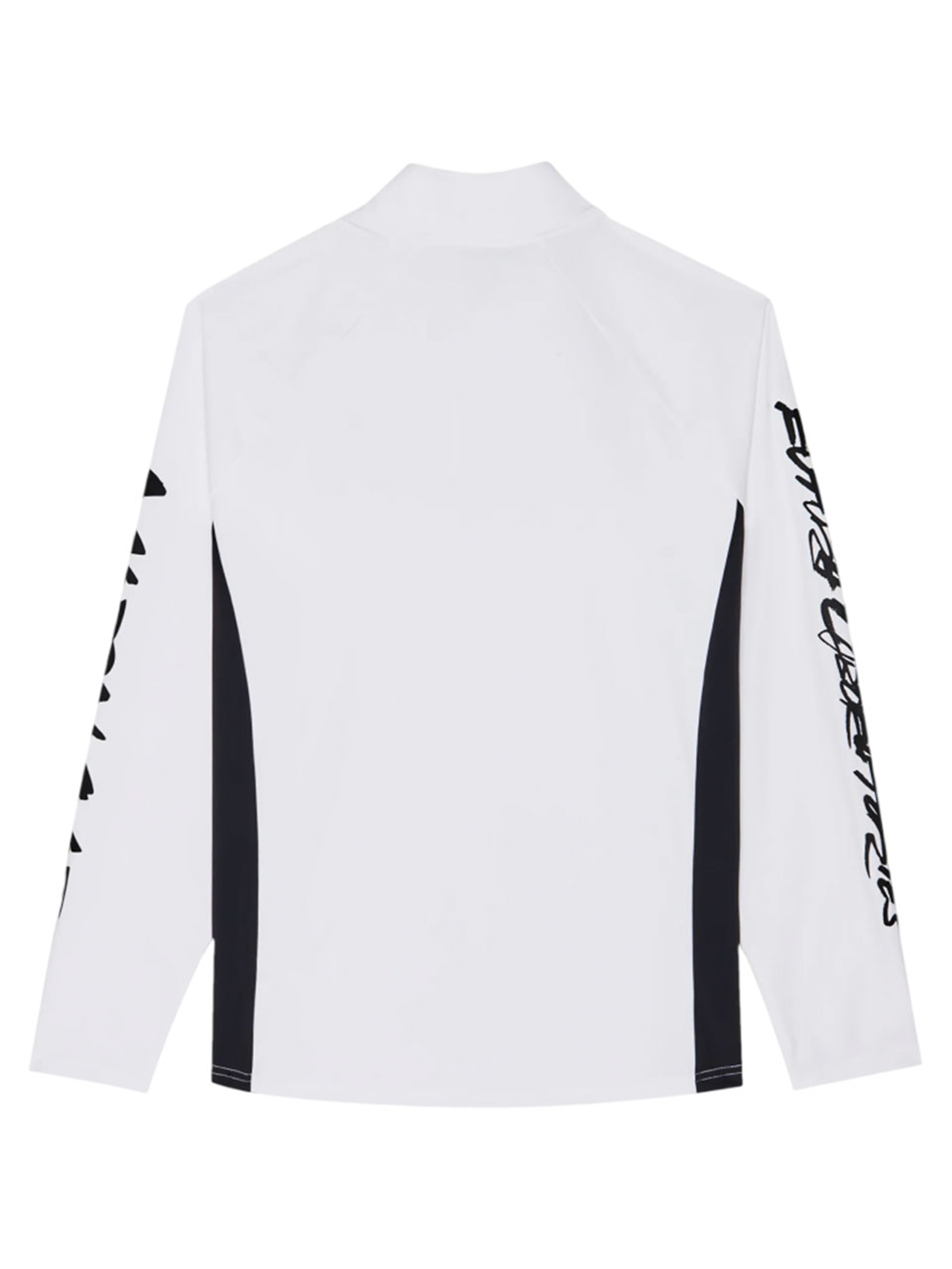 Malbon Poly Performance Quarter Zip - White