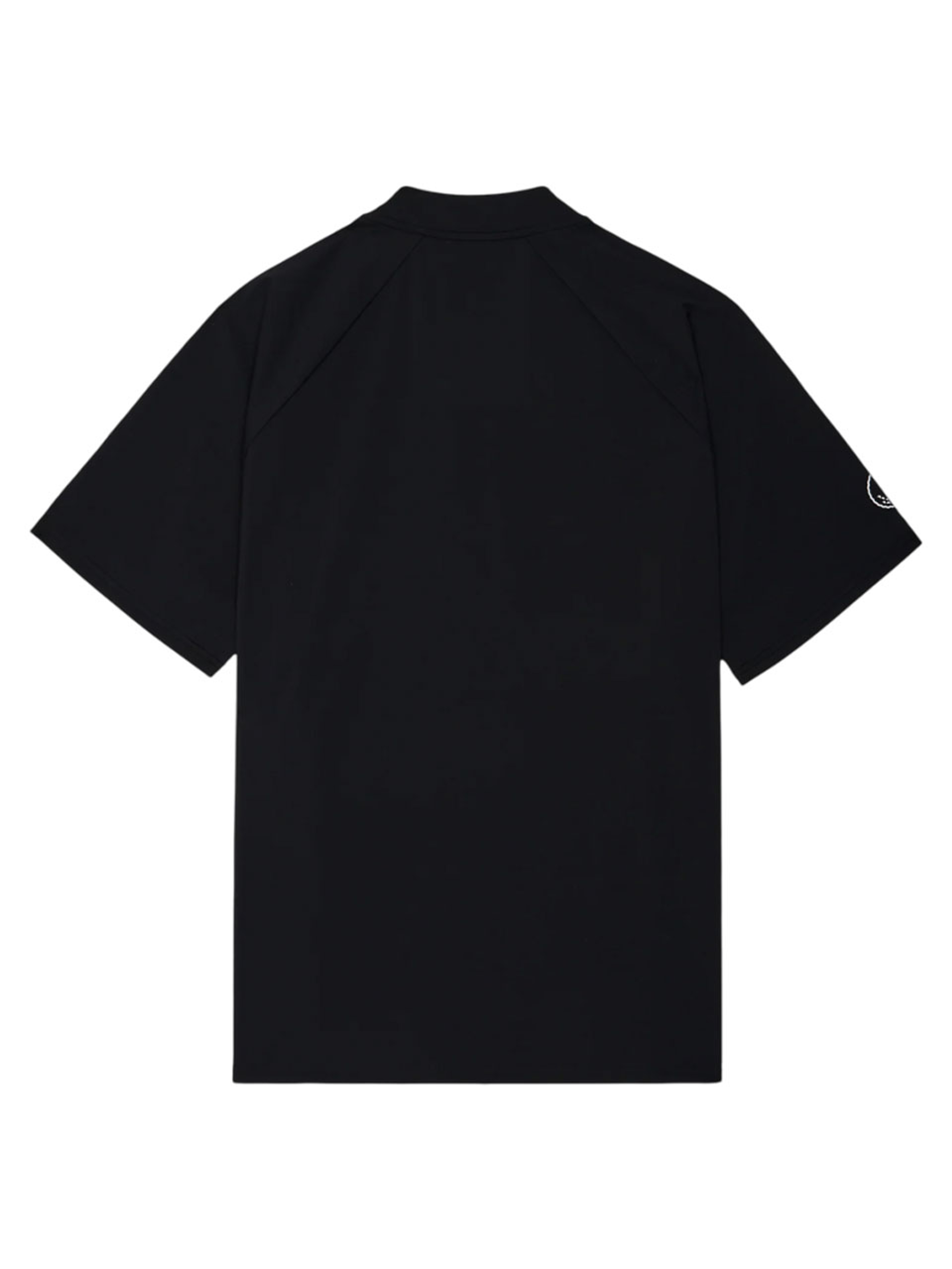 Malbon Zip Raglan Blade Polo - Black