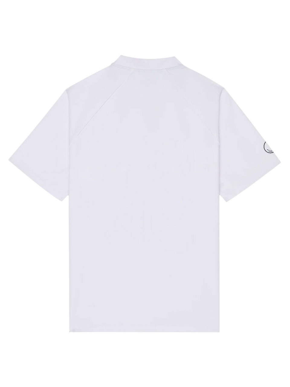 Malbon Zip Raglan Blade Polo - White