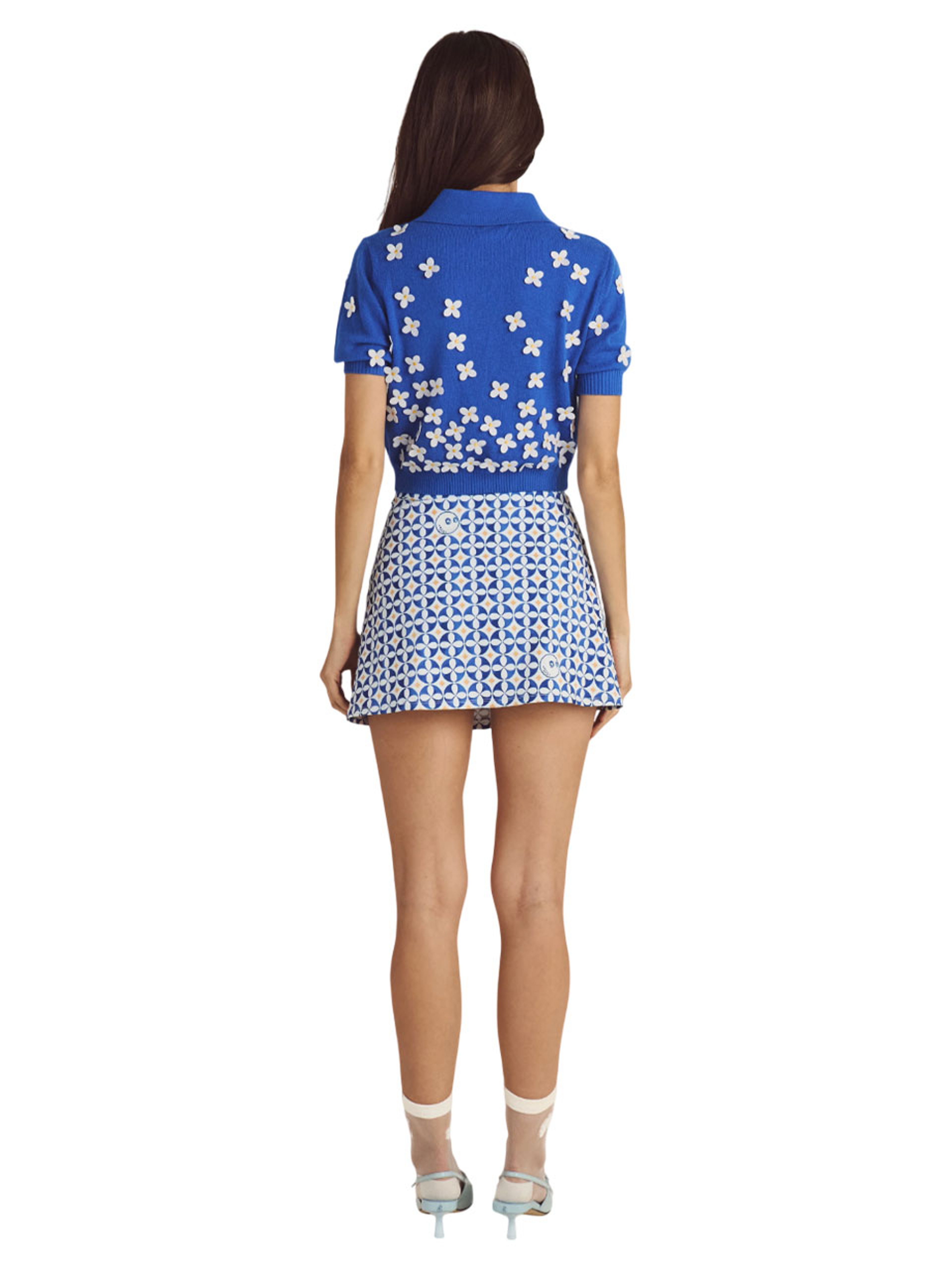 Malbon Womens Ella High Waisted Skort - Multi