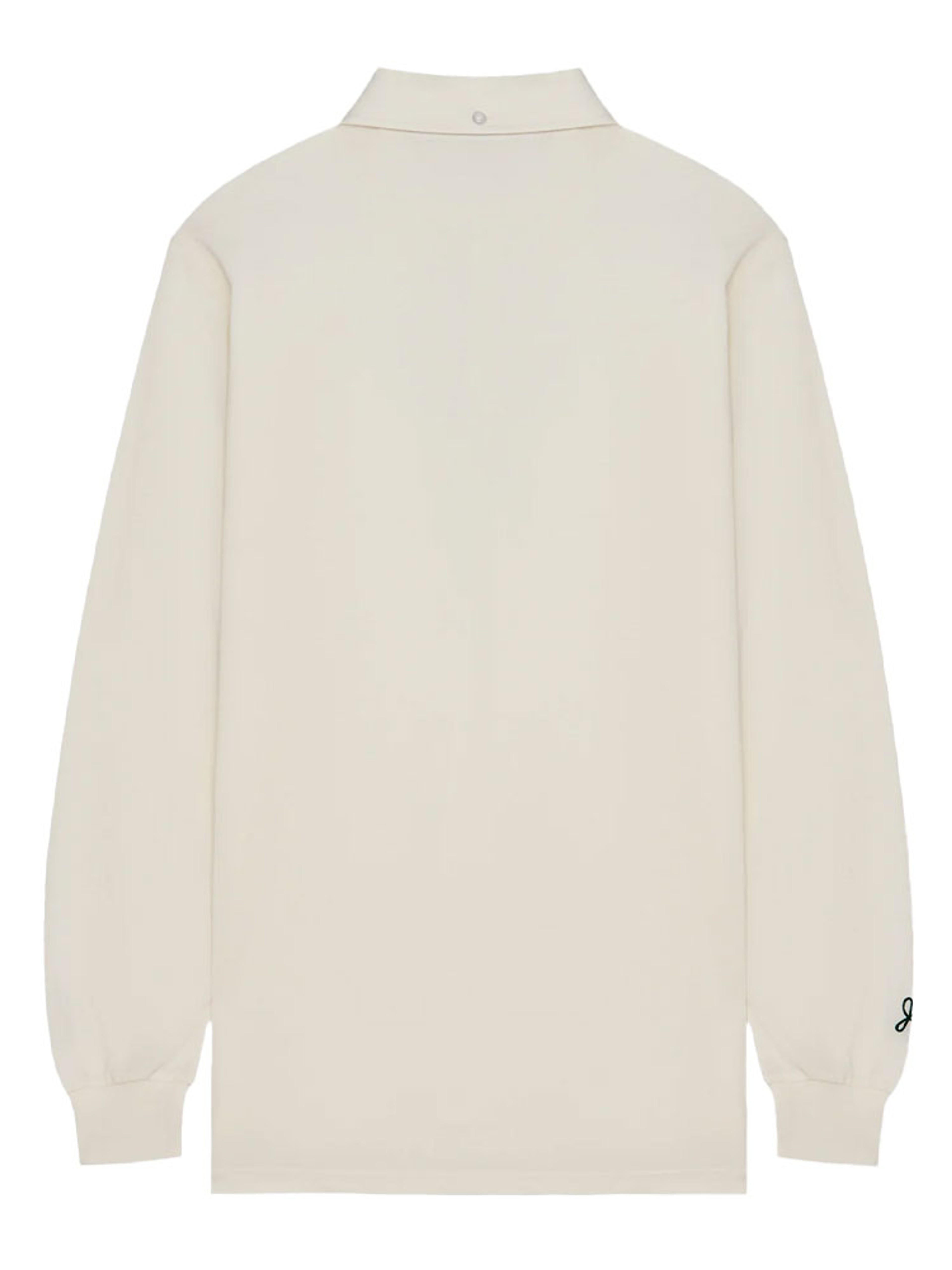 Malbon x Jasper Parnevik Long Sleeve Modal Pique Polo - Cream