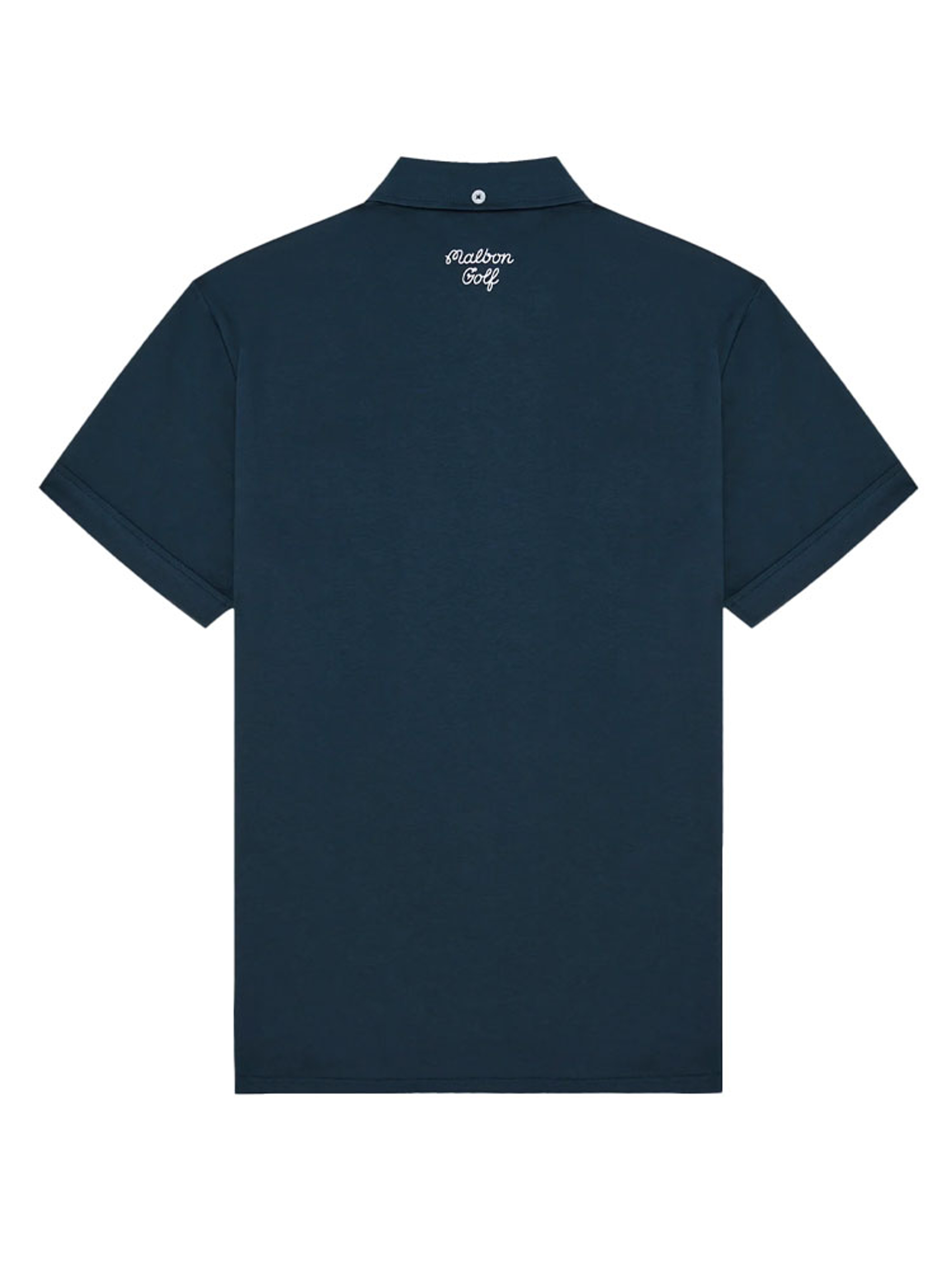 Malbon x Jasper Parnevik Single Pocket Mercerized Cotton Jersey Polo - Navy