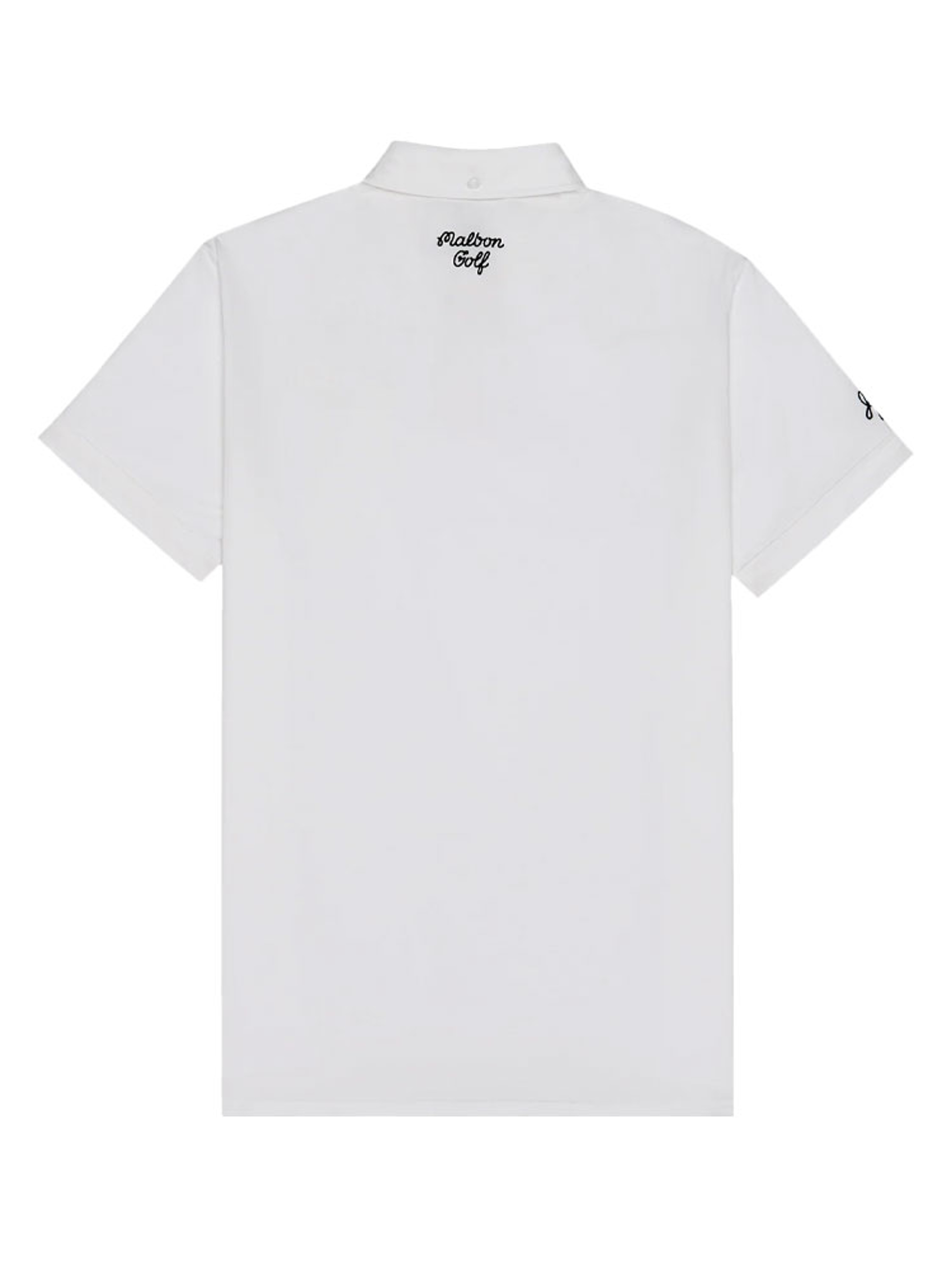 Malbon x Jasper Parnevik Single Pocket Mercerized Cotton Jersey Polo - White