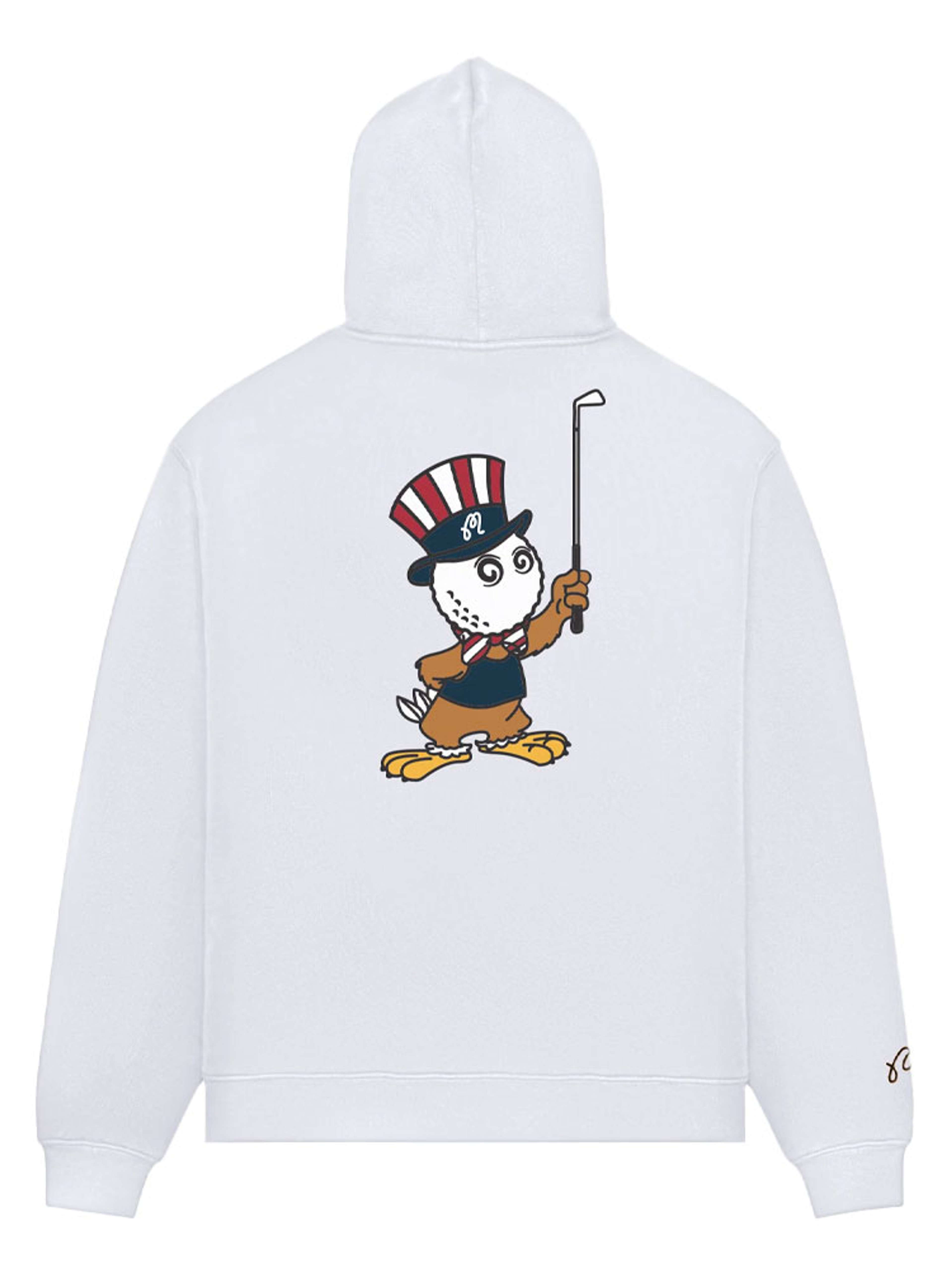 Malbon Eagle Buckets Hoodie - White