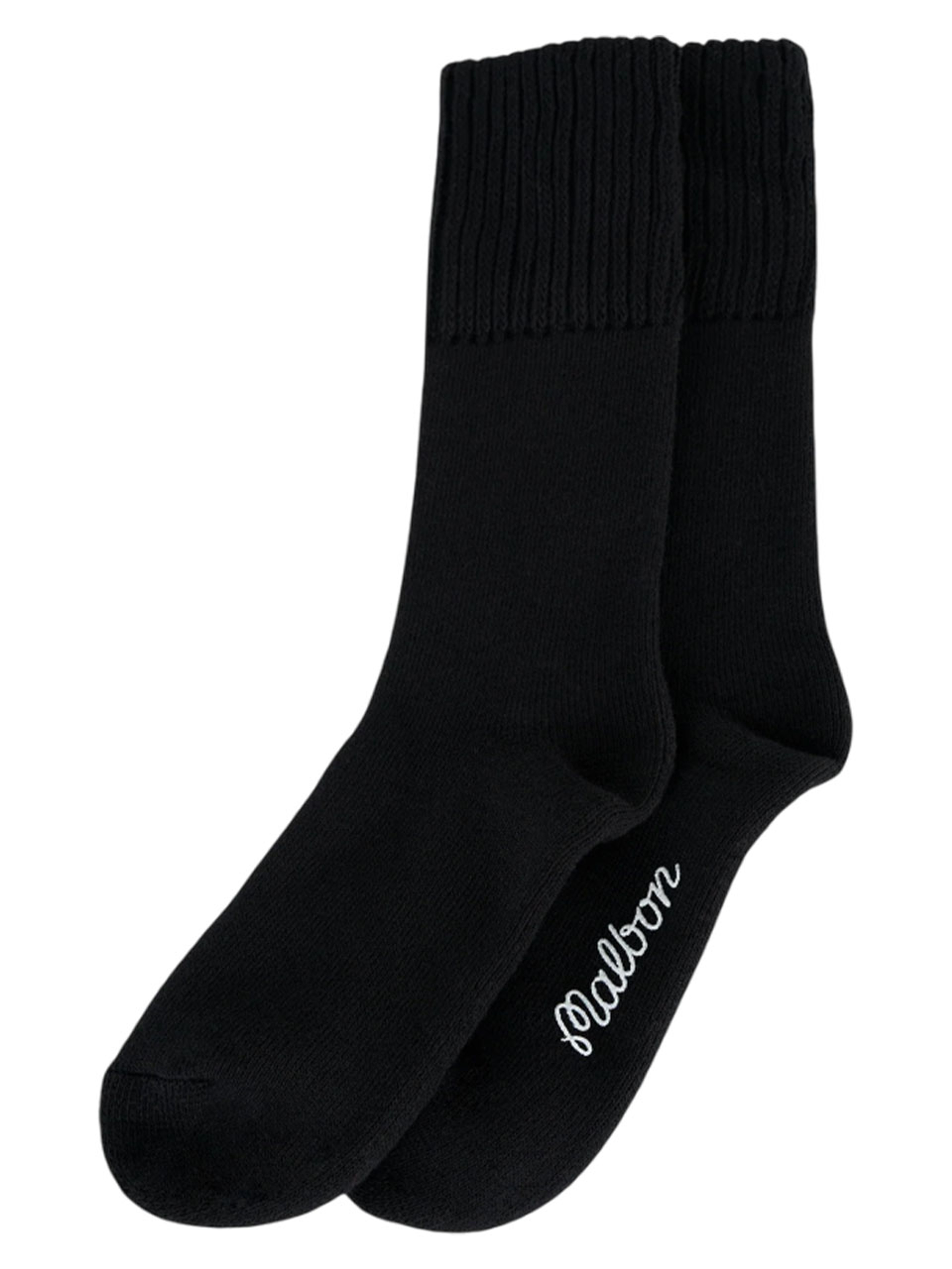 Malbon Womens Sloane Scrunch Sock - Black