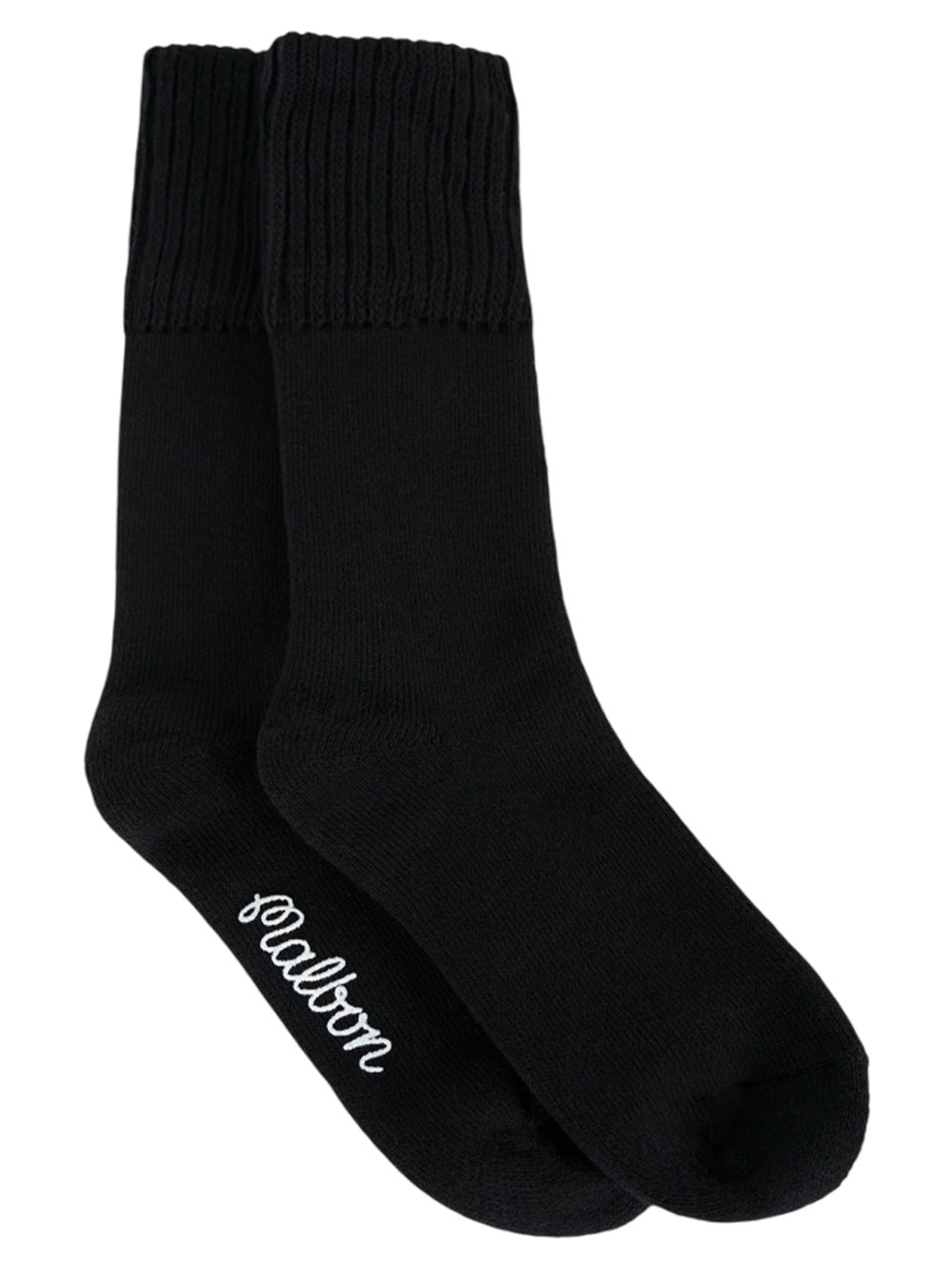 Malbon Womens Sloane Scrunch Sock - Black