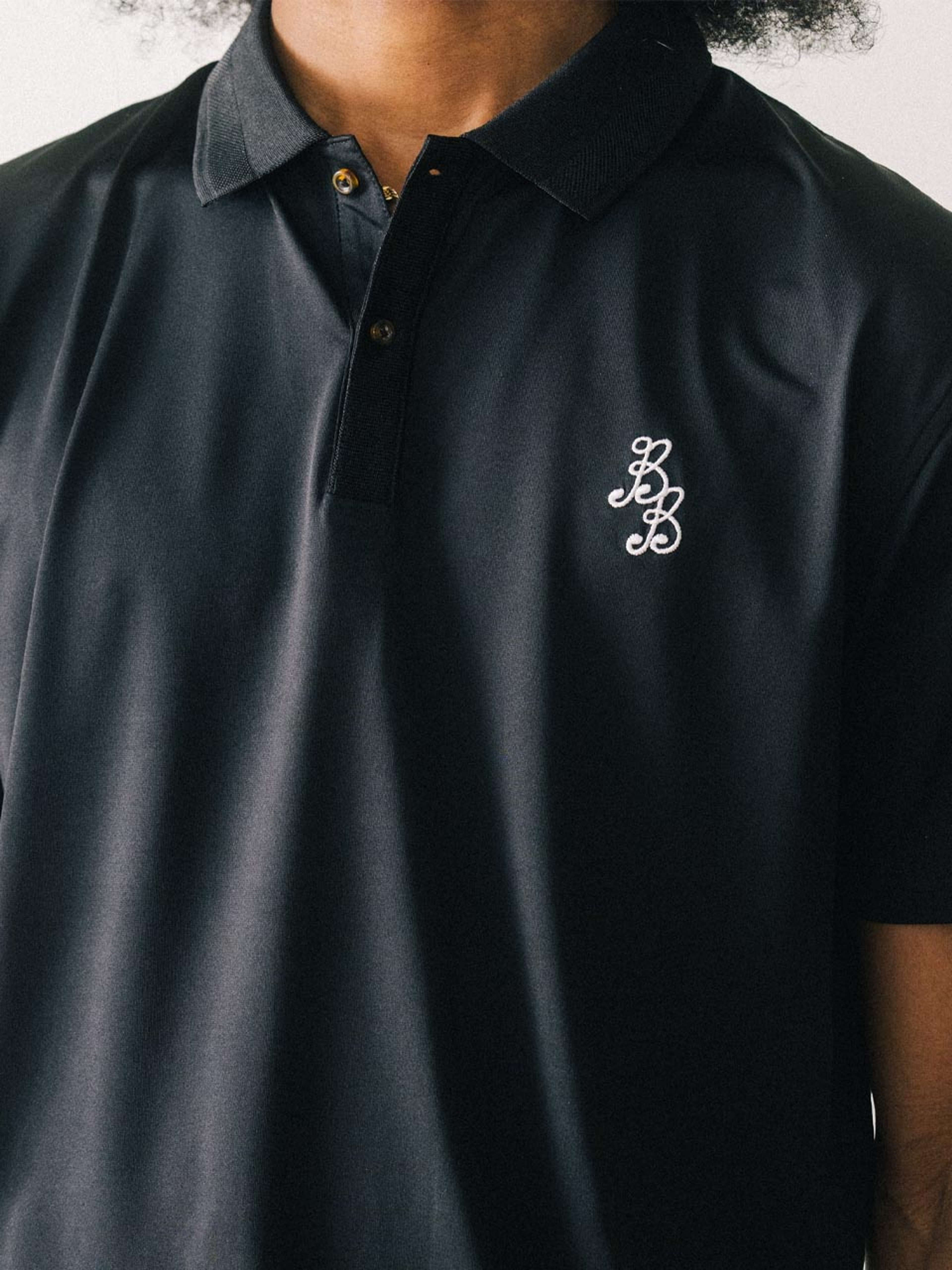 Bogey Boys Essential Athletic Polo - Black