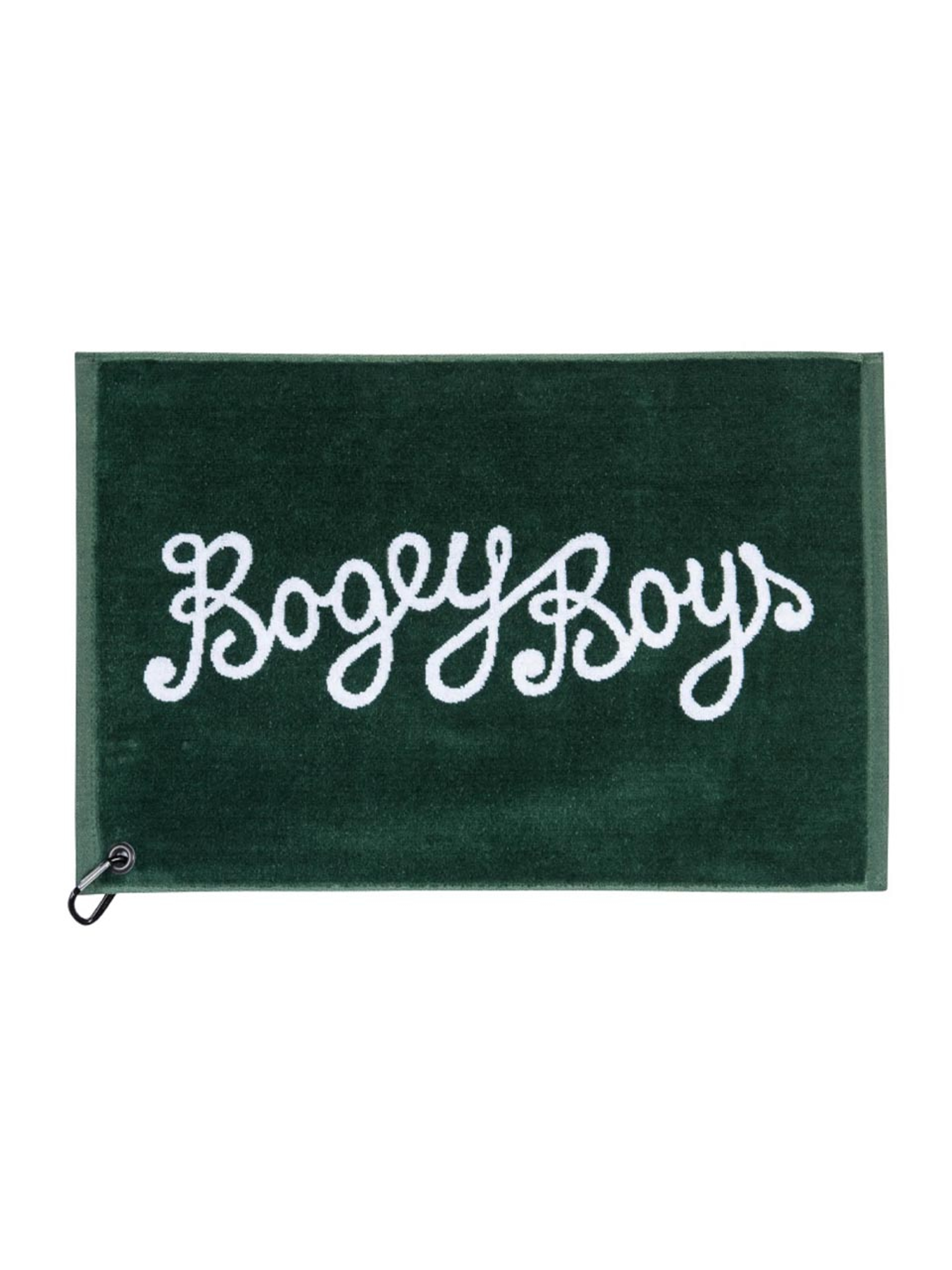 Bogey Boys Script Golf Towel - Green