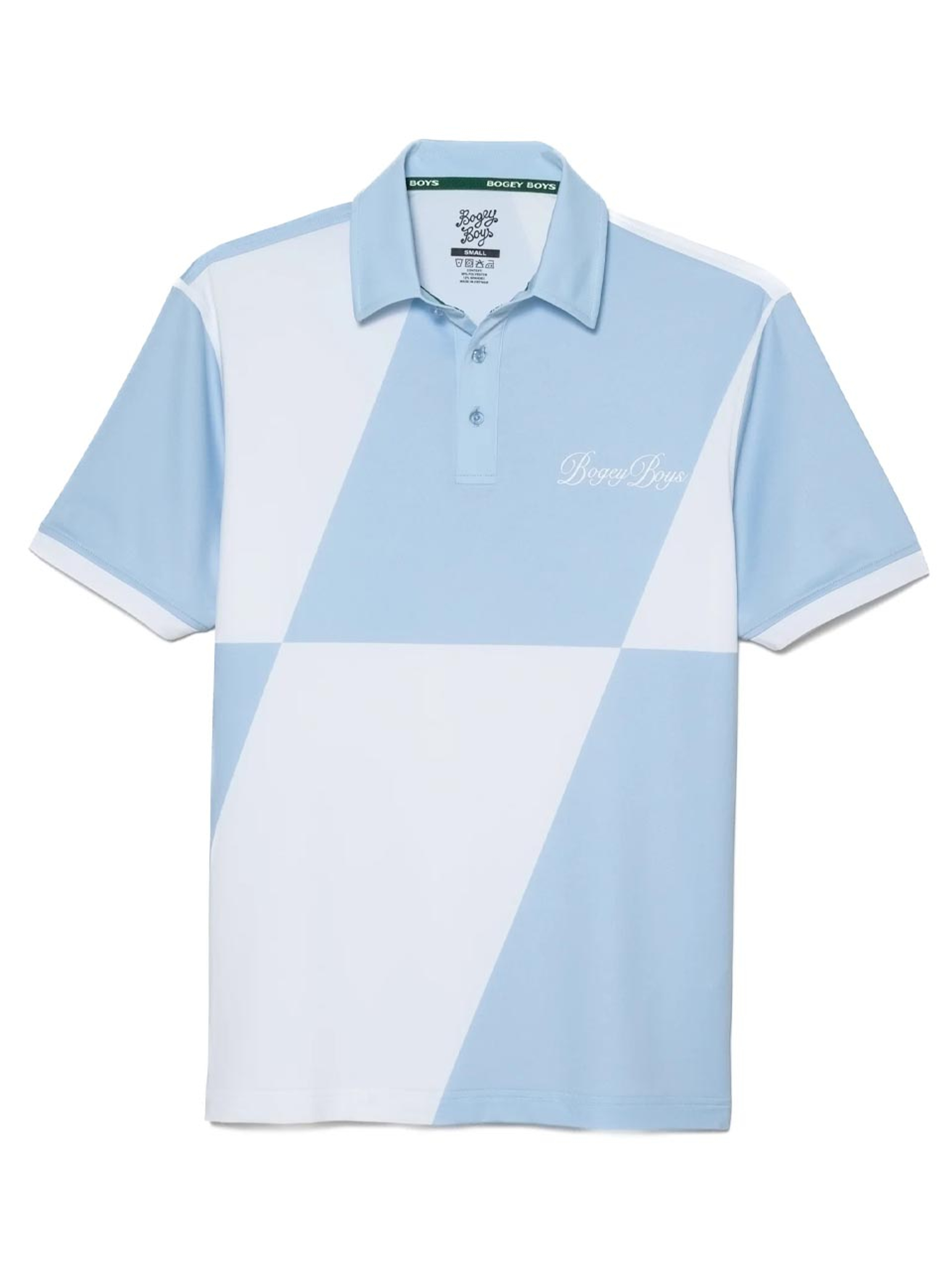 Bogey Boys Slanted Athletic Polo - Iceberg