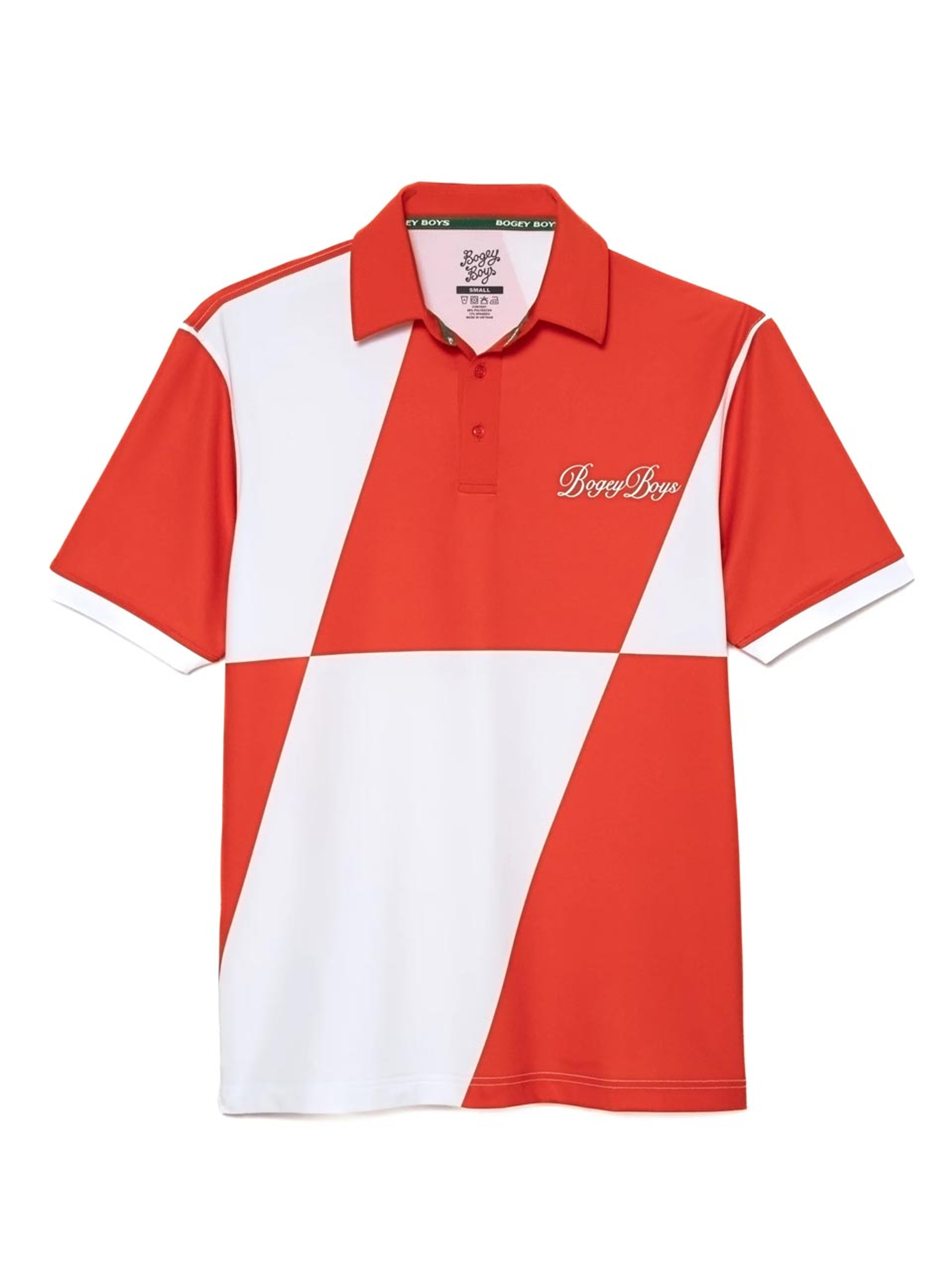 Bogey Boys Slanted Athletic Polo - Tangerine
