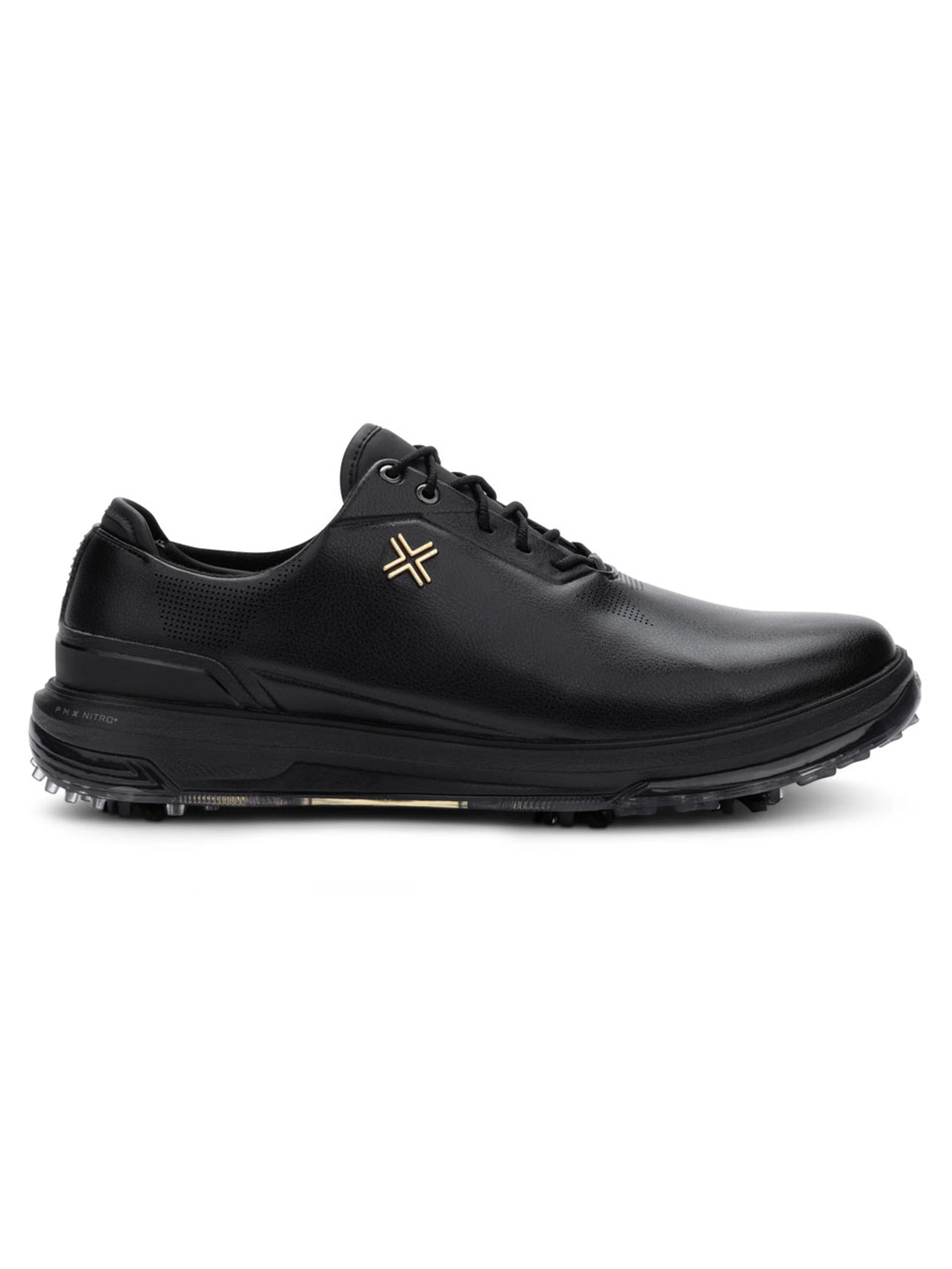 Payntr Golf Eighty Seven SC Golf Shoes - Black/Gold/Black