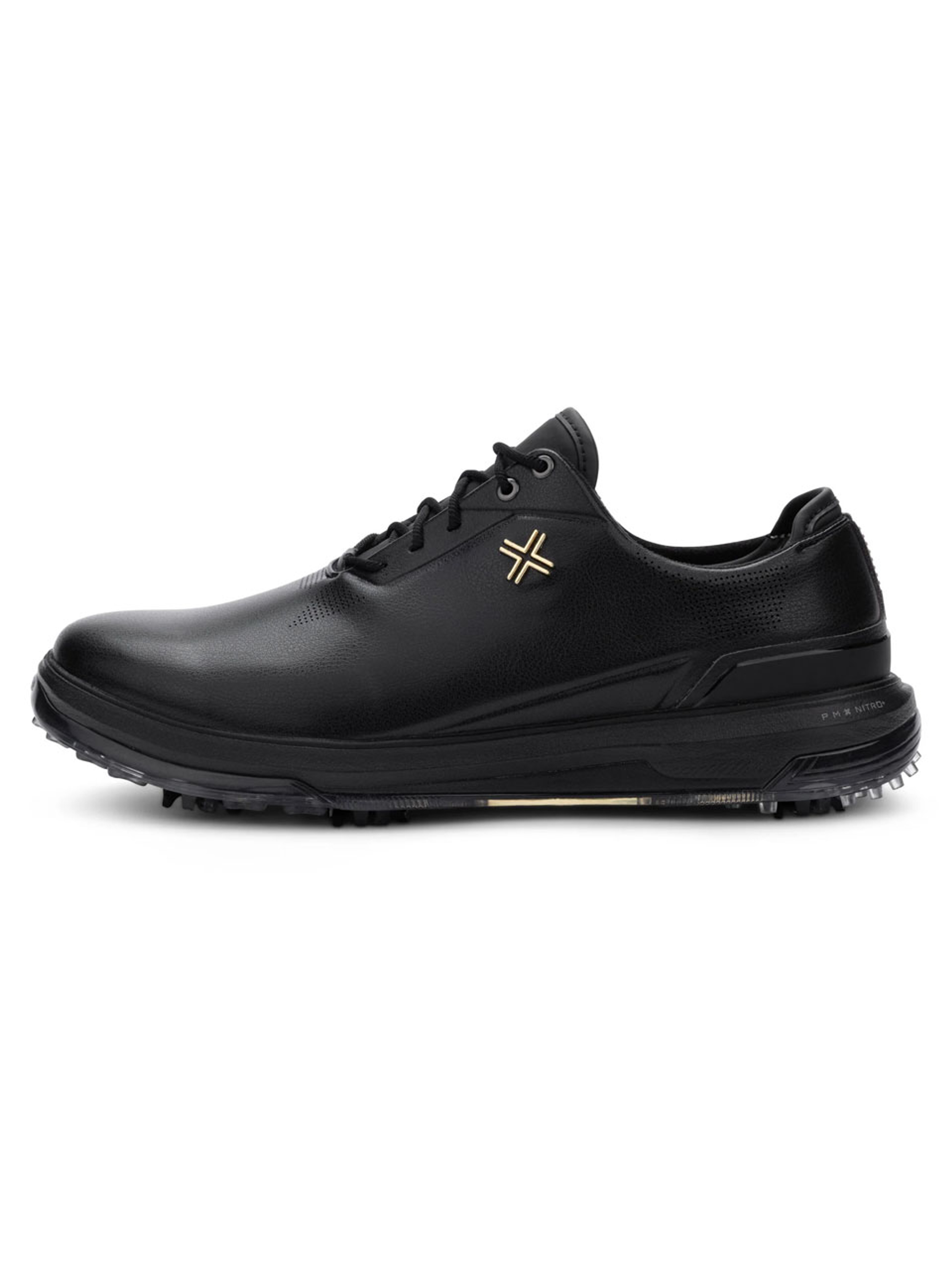 Payntr Golf Eighty Seven SC Golf Shoes - Black/Gold/Black