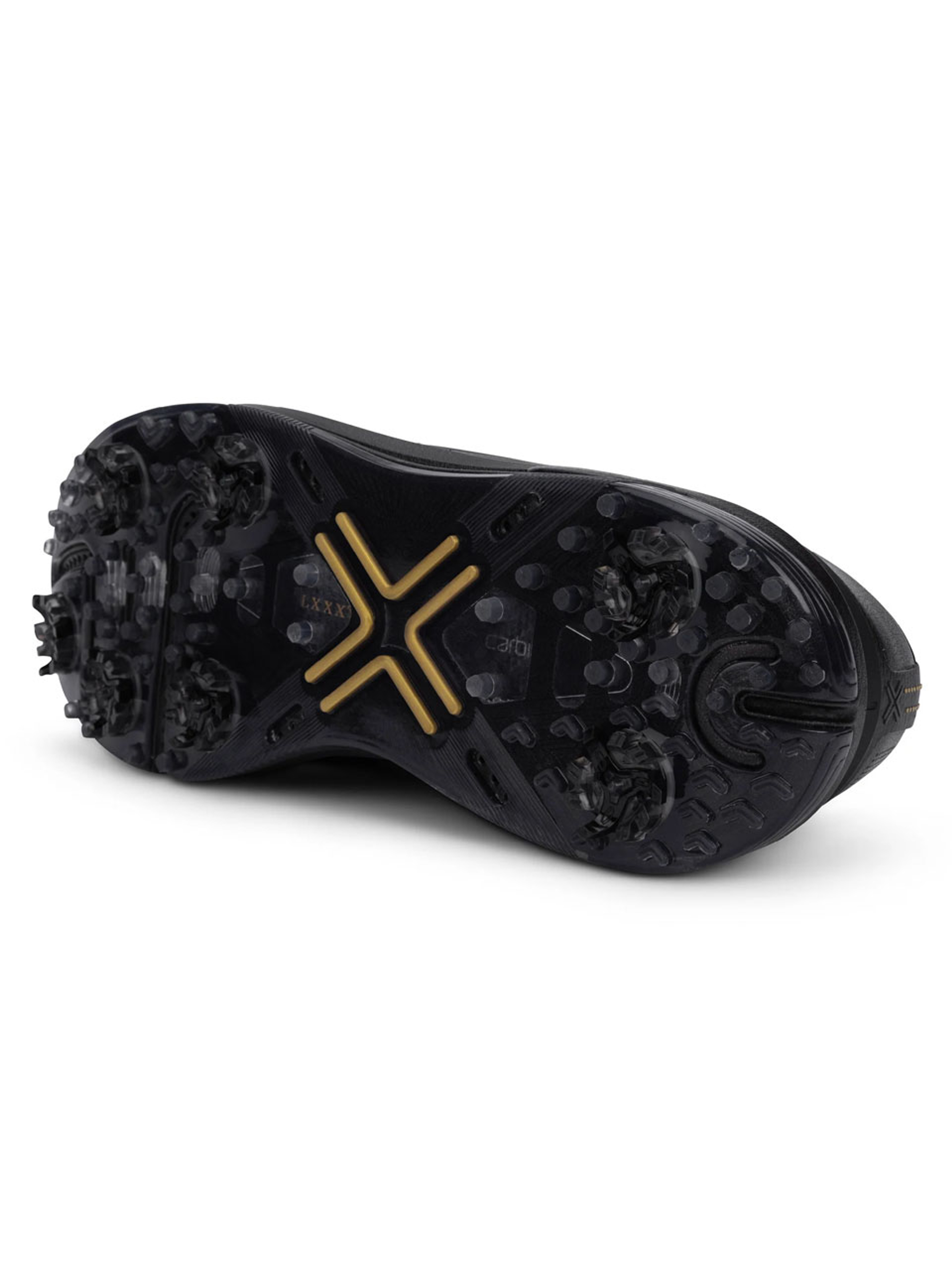 Payntr Golf Eighty Seven SC Golf Shoes - Black/Gold/Black