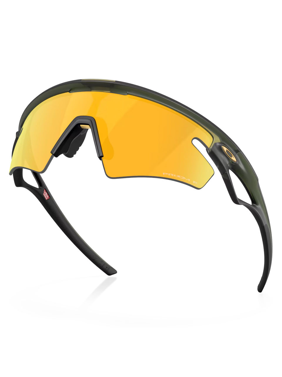 Oakley Sphaera Slash Sunglasses - Matte Olive Ink w/ Prizm 24K Polarised