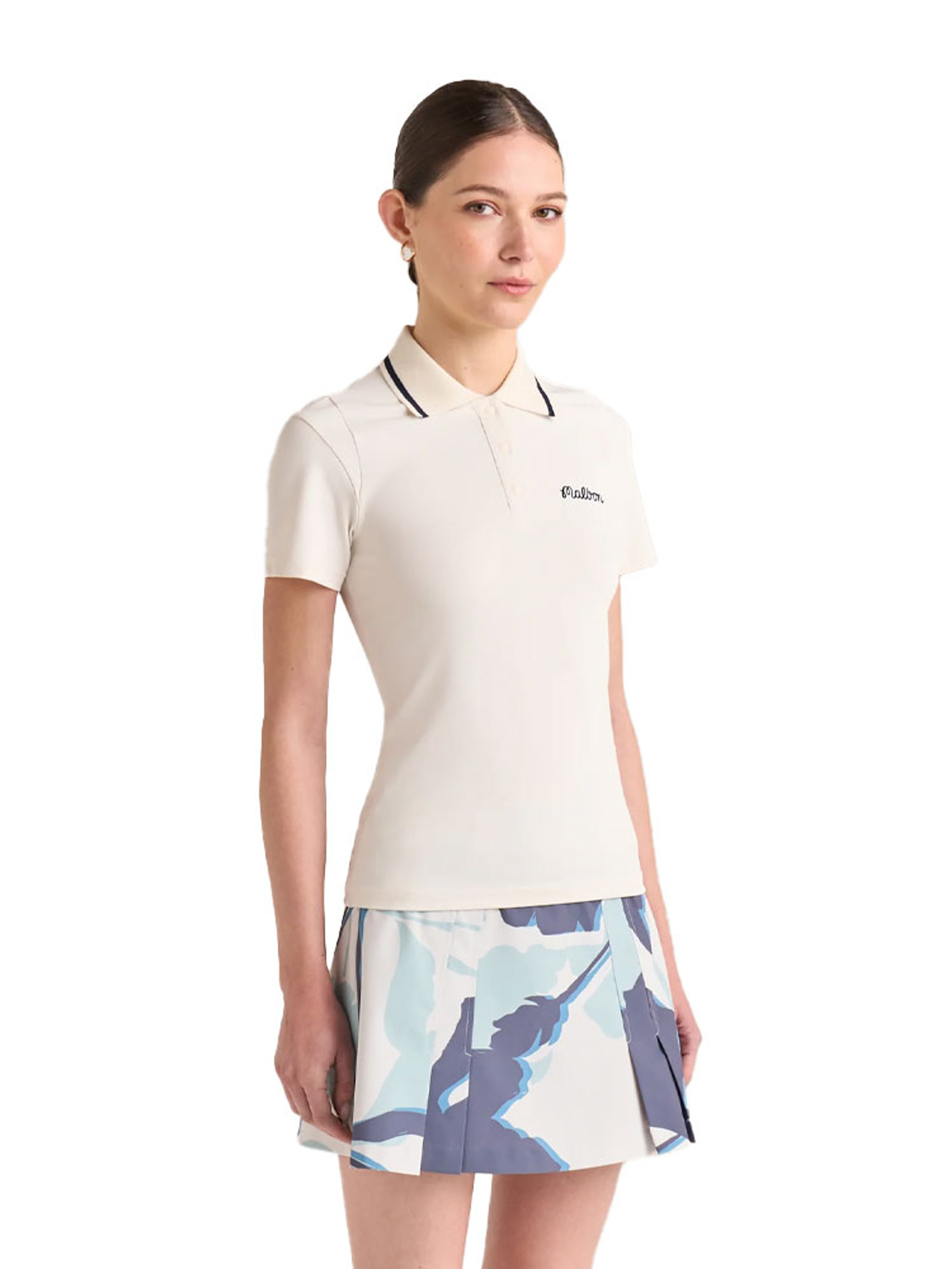 Malbon Womens Paloma Polo - Ivory