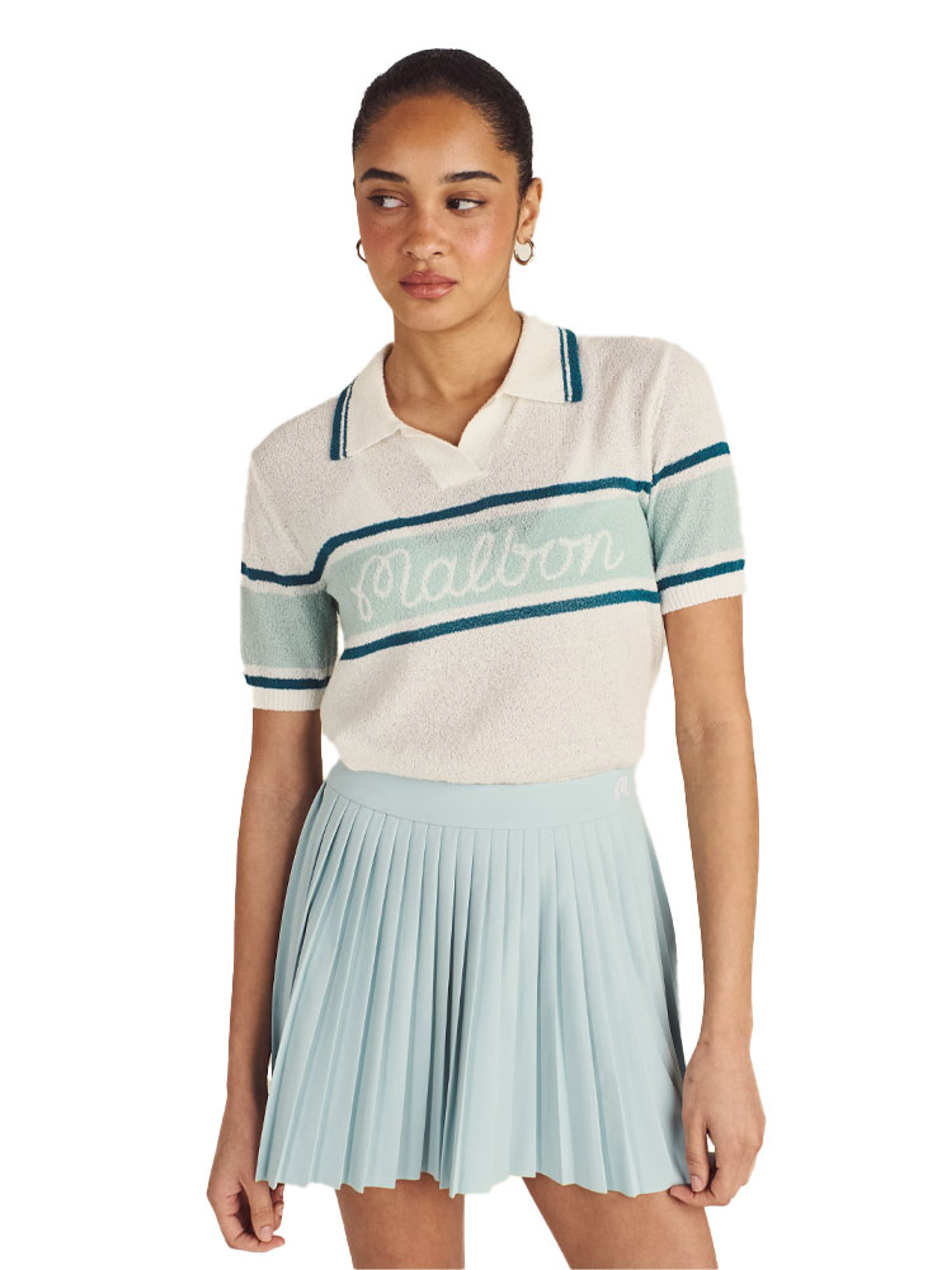 Malbon Womens Kate Skirt - Light Blue