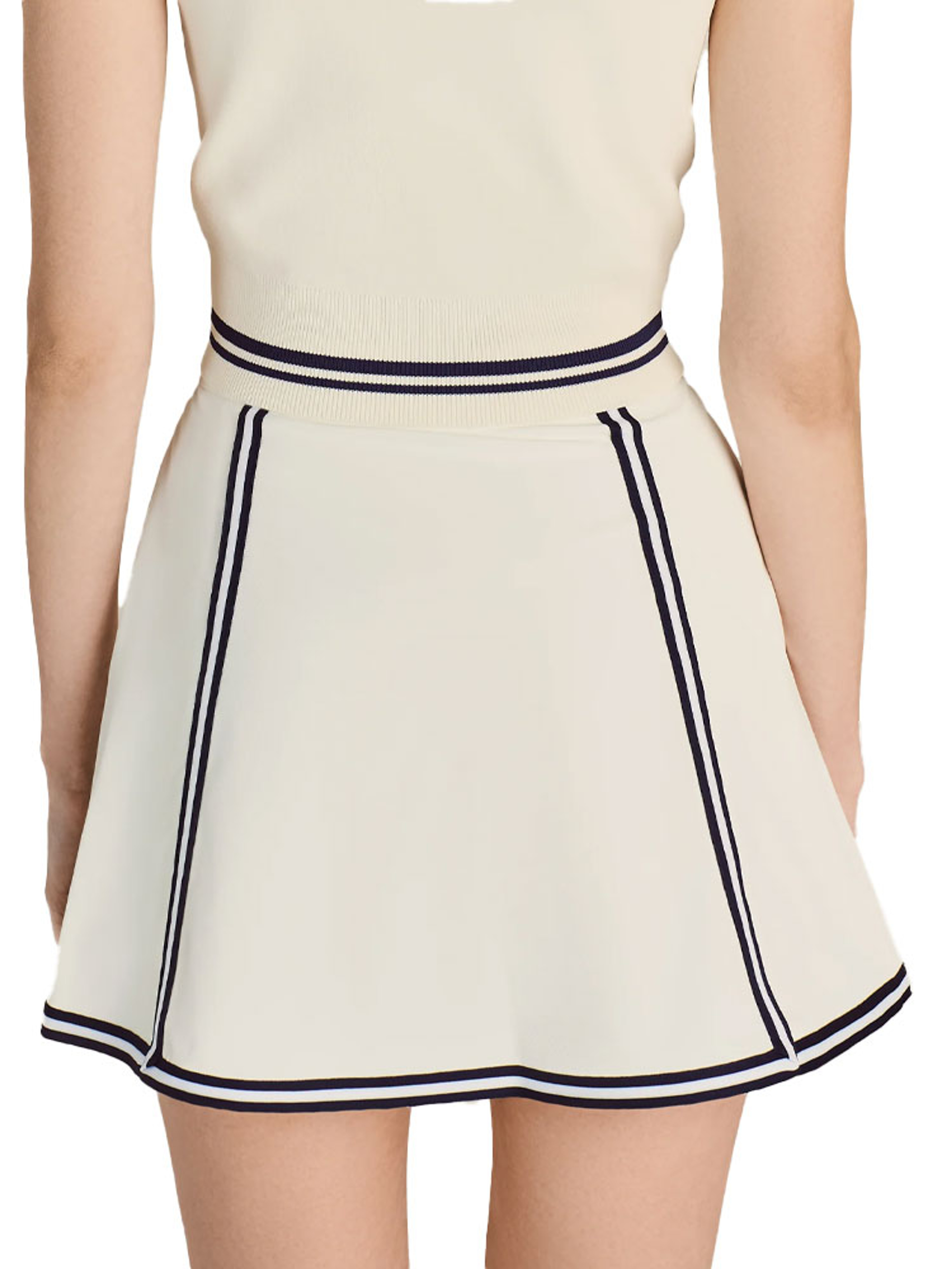Malbon Womens Lia Skirt - Ivory