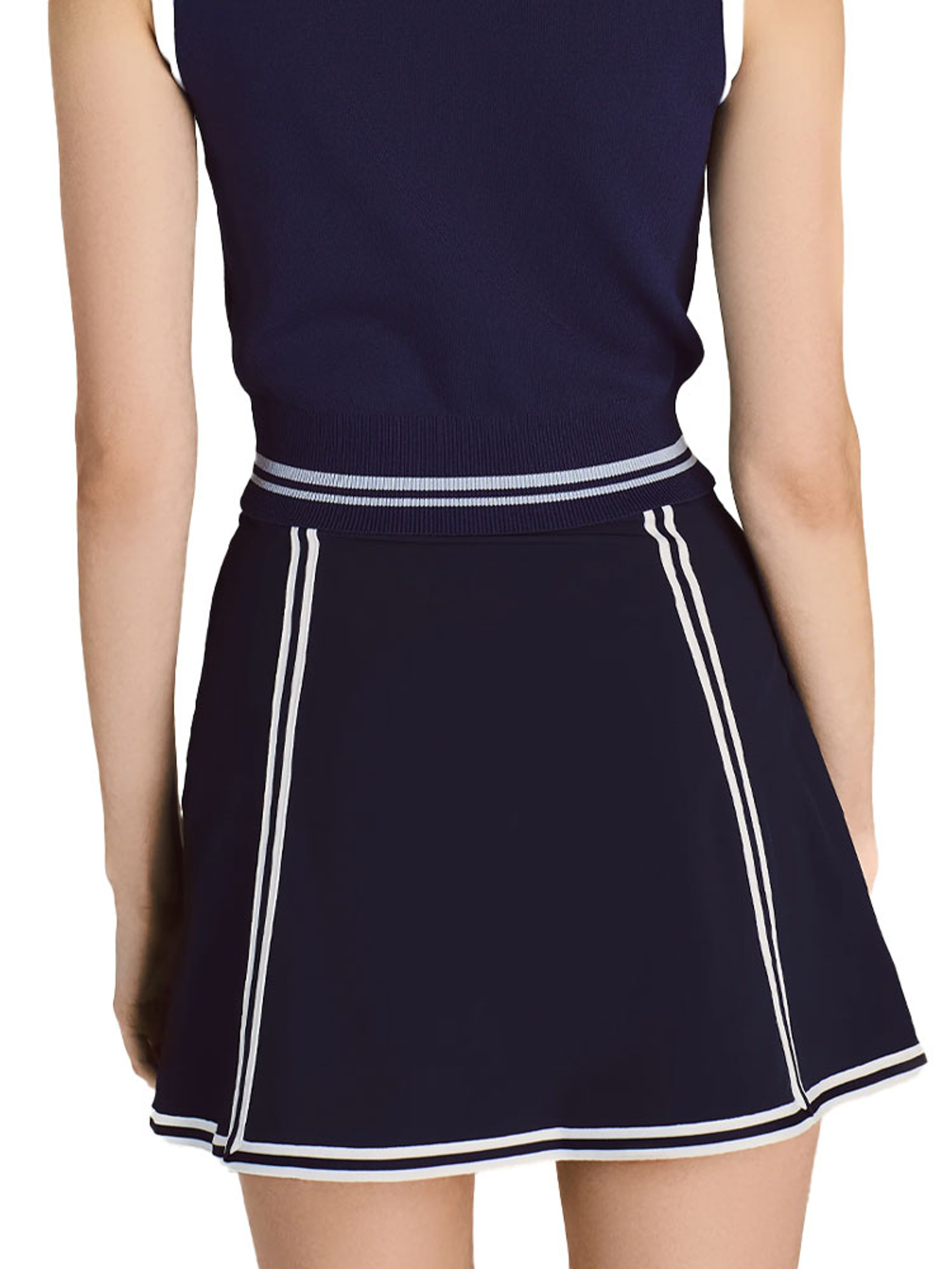 Malbon Womens Lia Skirt - Navy