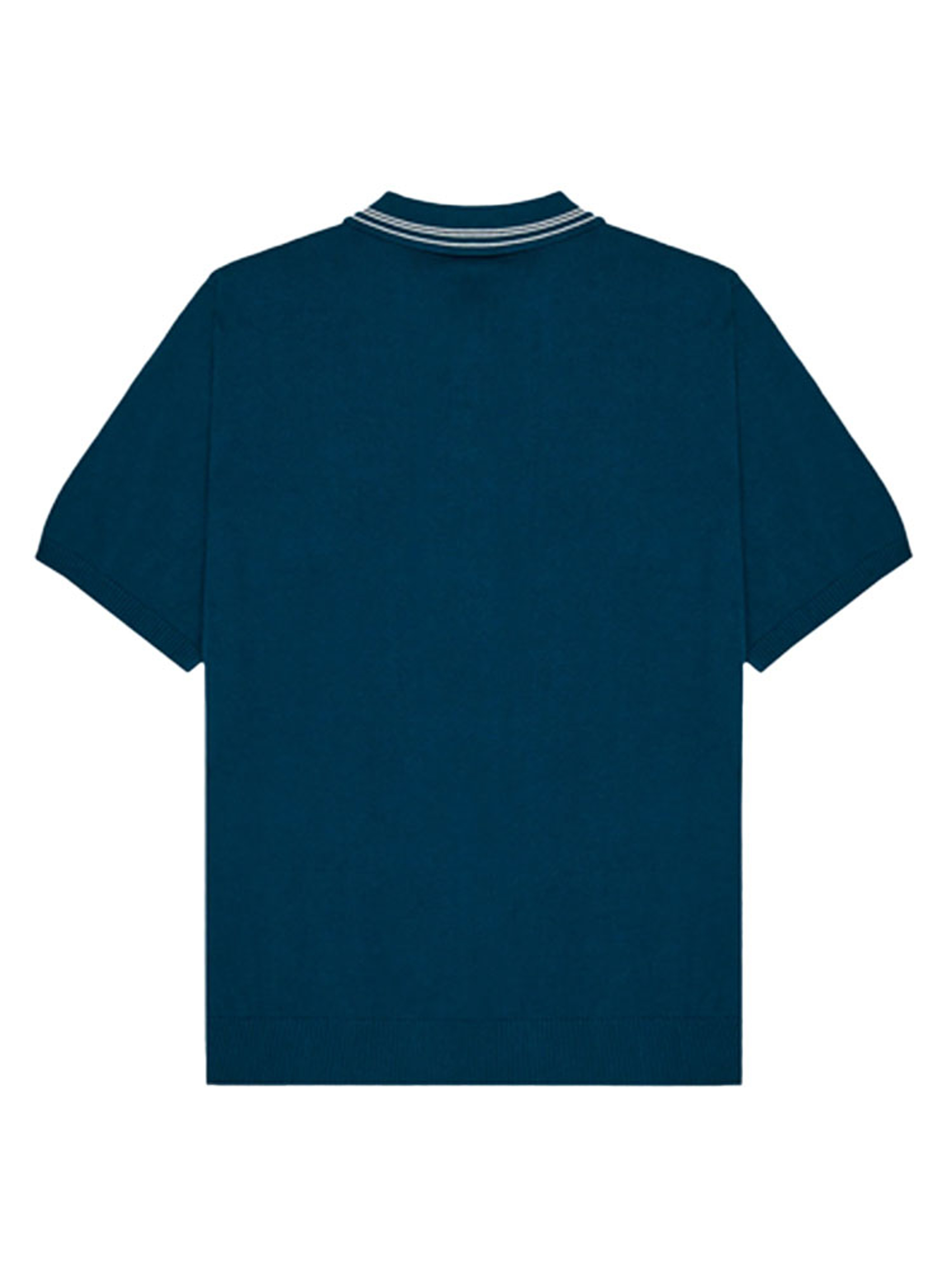 Malbon Campania Knit Polo - Azurra