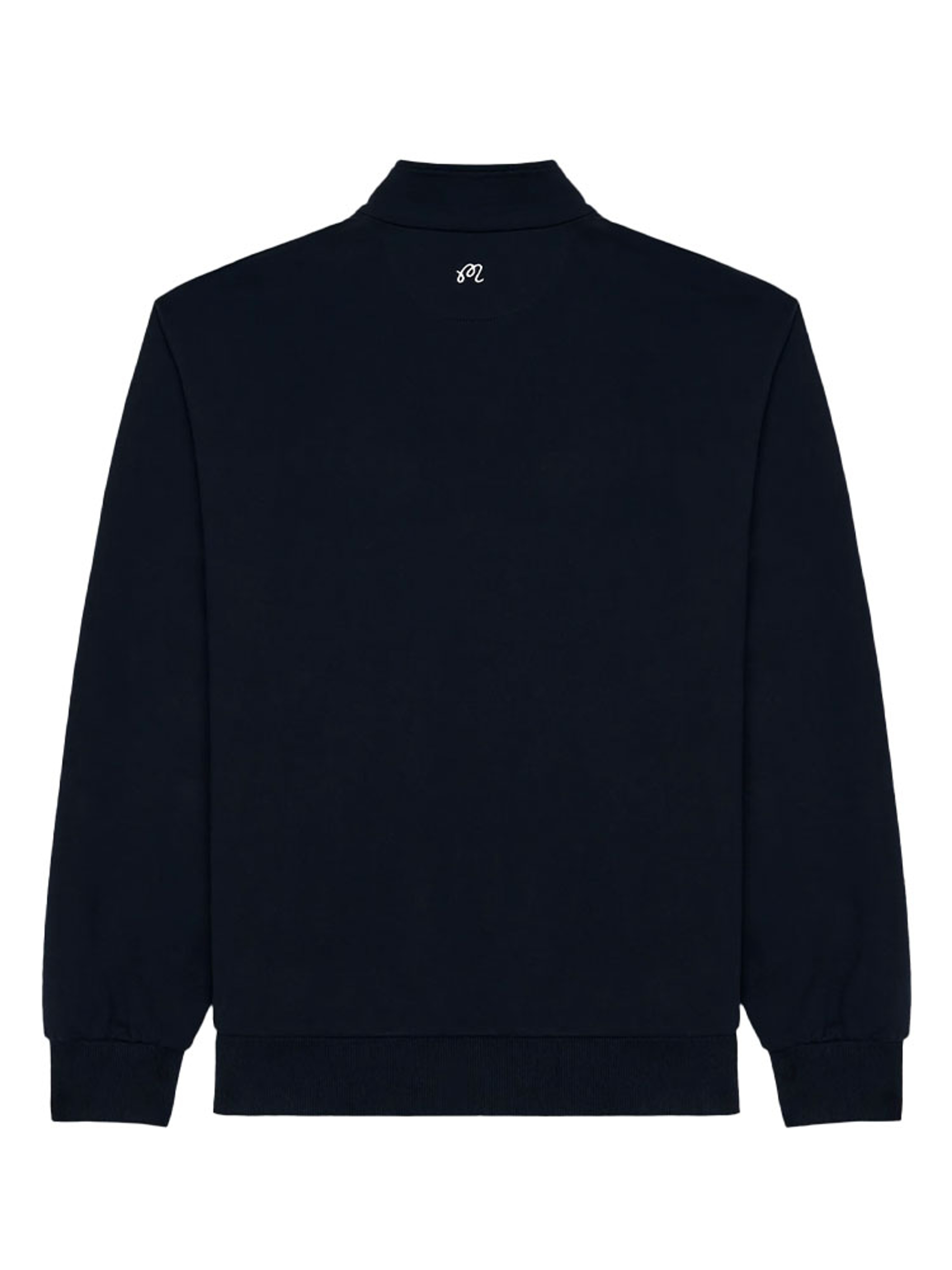 Malbon University Double Zip Jacket - Navy