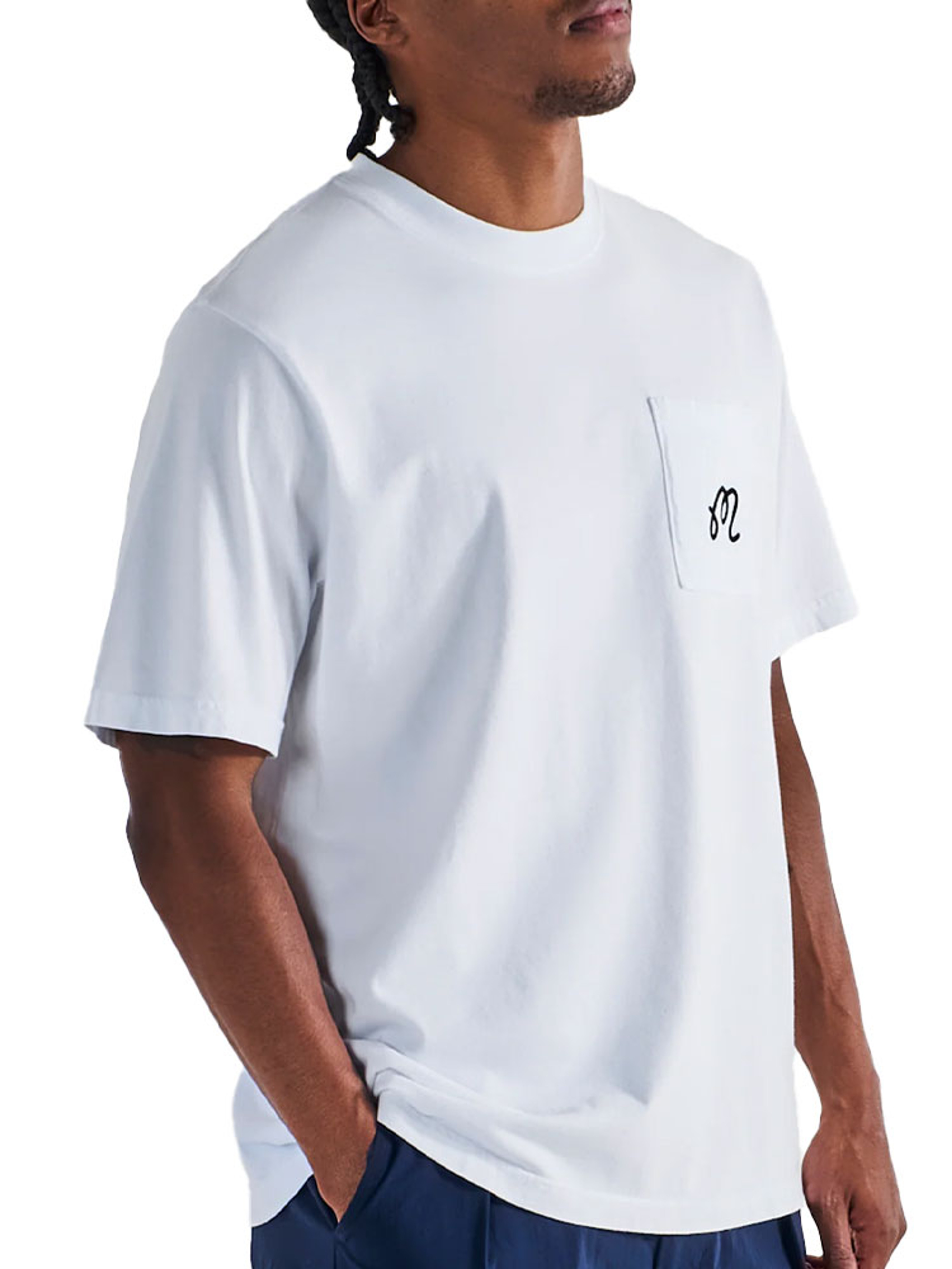 Malbon Gelato Stand Pocket T-Shirt - White