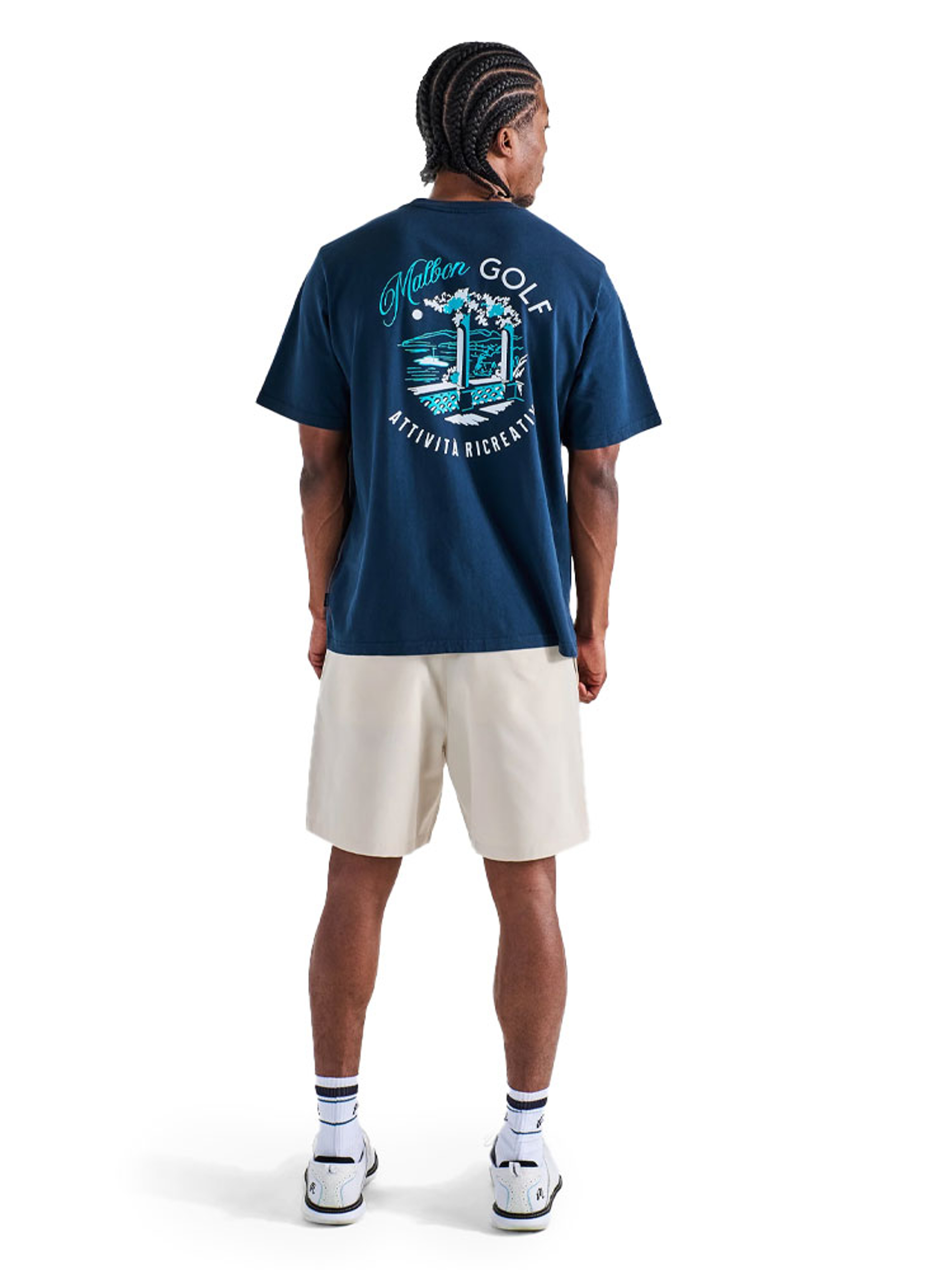 Malbon Recreation T-Shirt - Navy