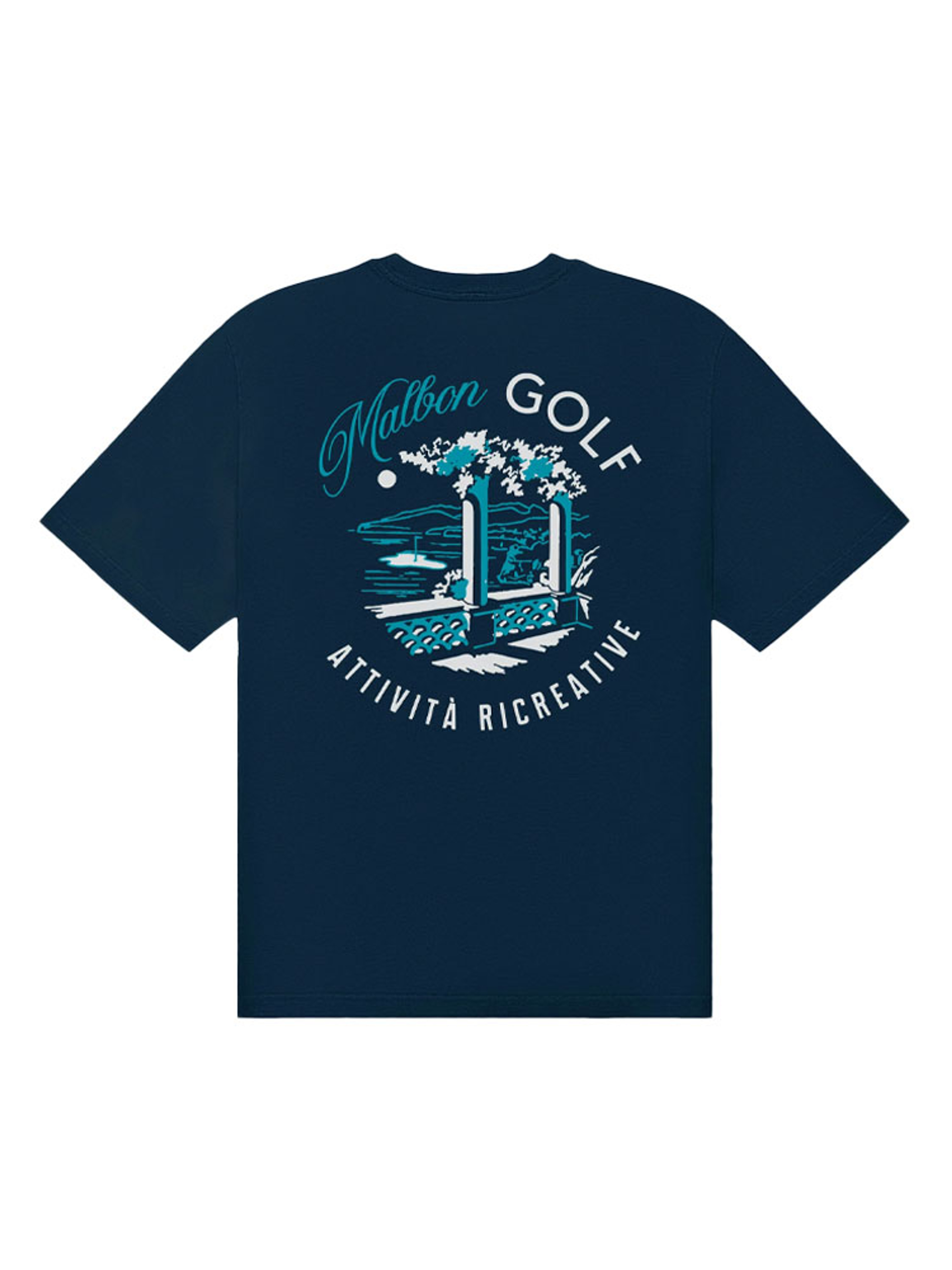 Malbon Recreation T-Shirt - Navy