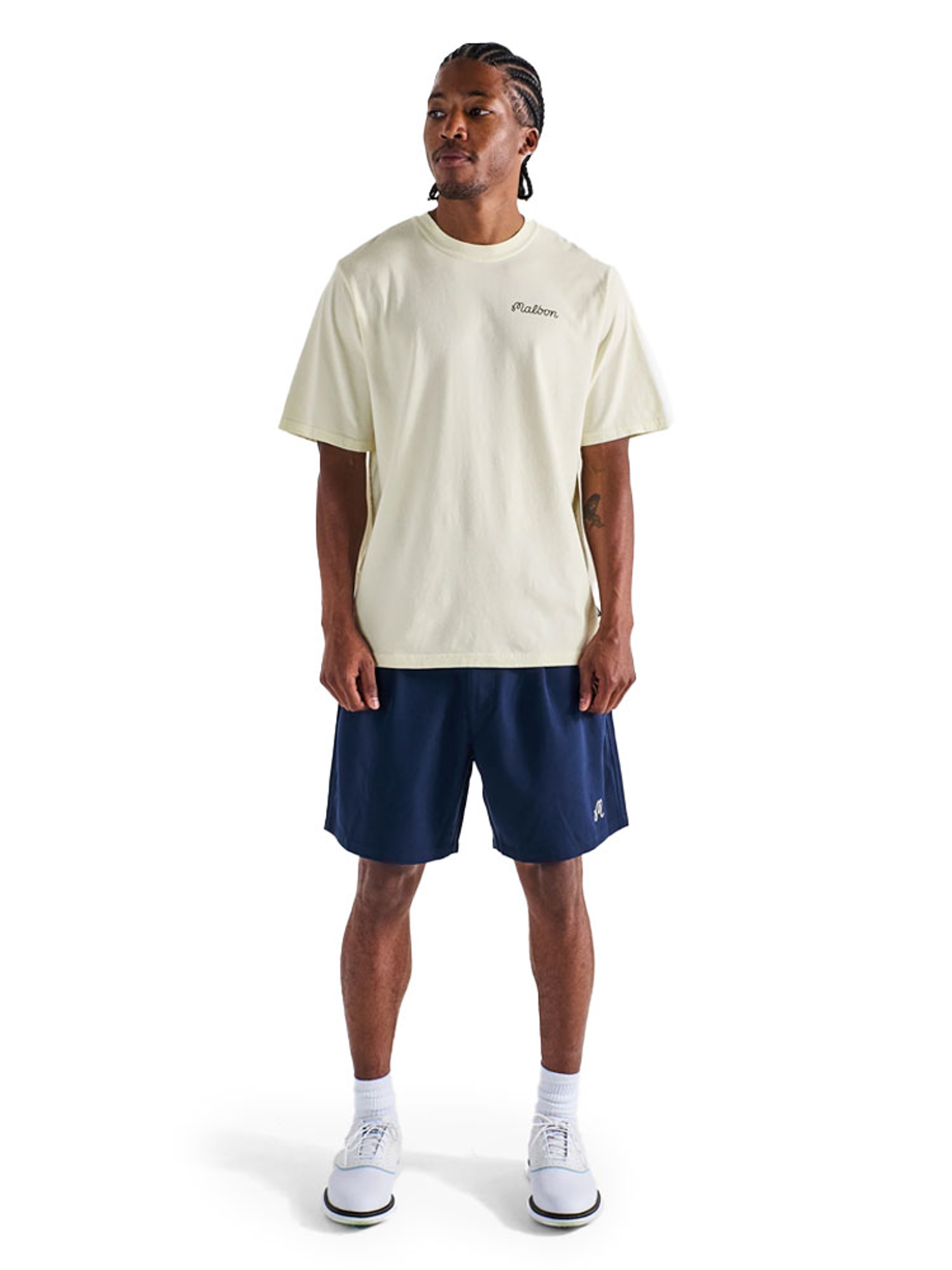 Malbon Recreation T-Shirt - Cream