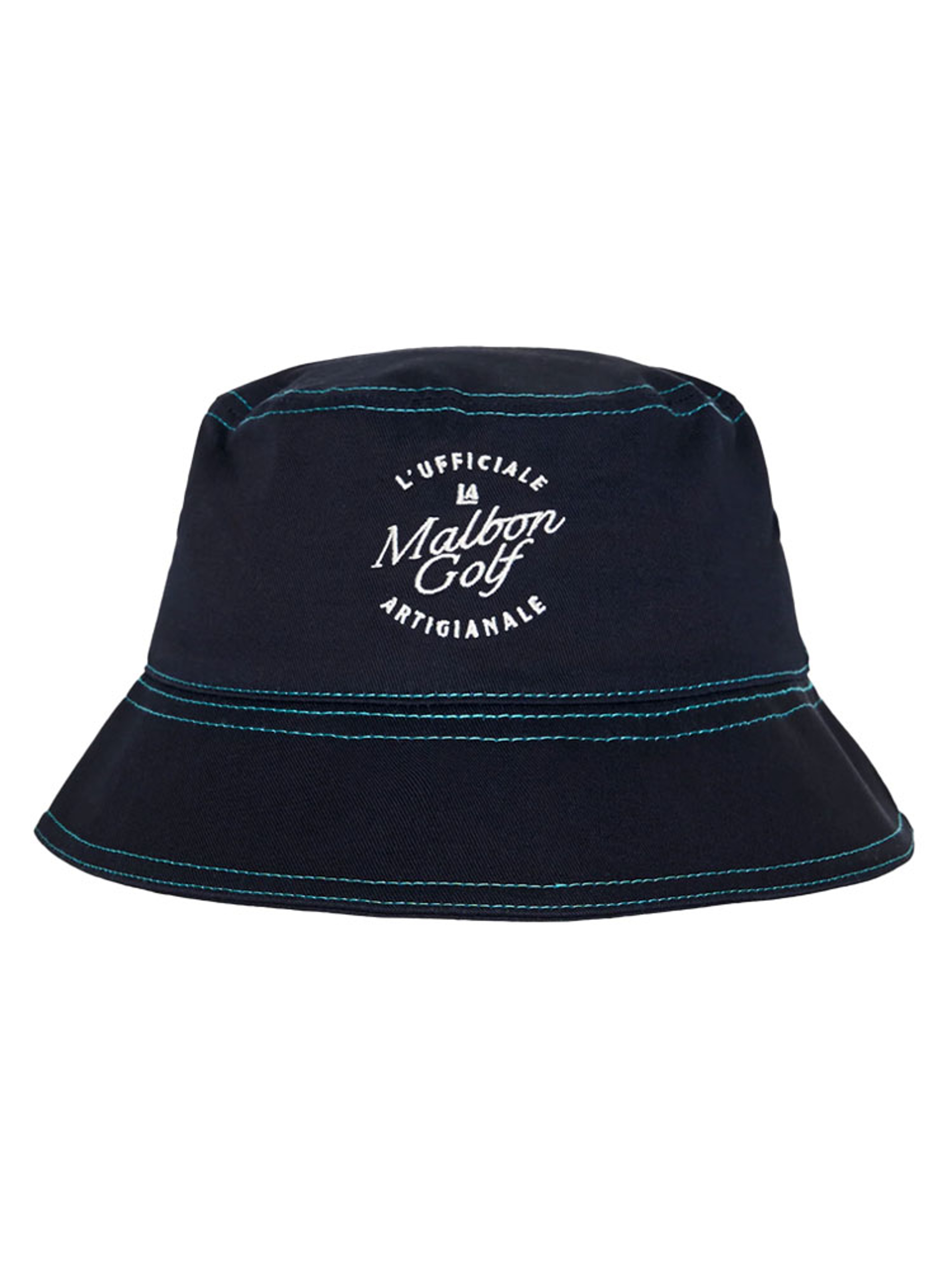 Malbon Artigianale Bucket Hat - Navy