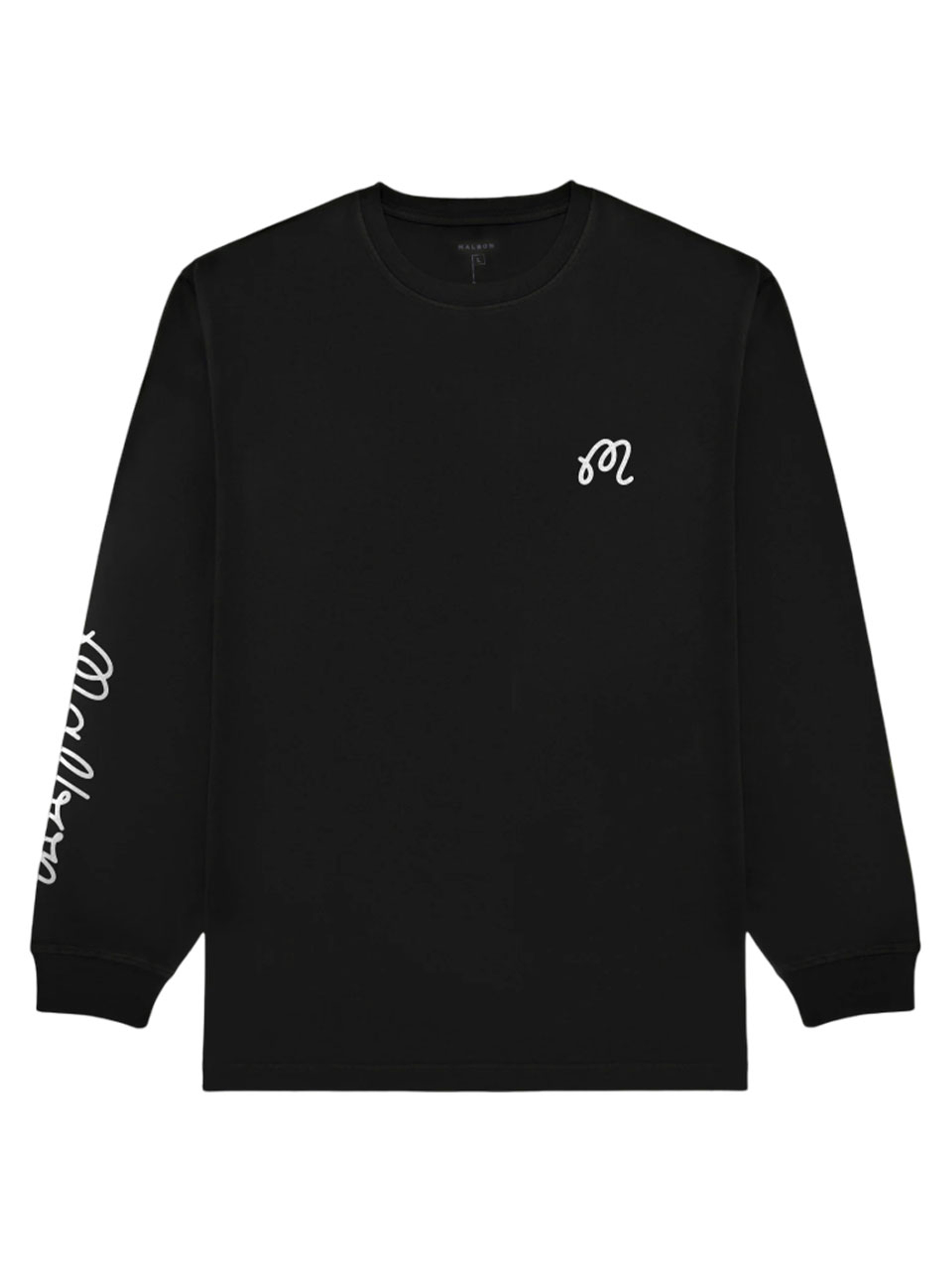 Malbon Gorse Long Sleeve Tee - Black