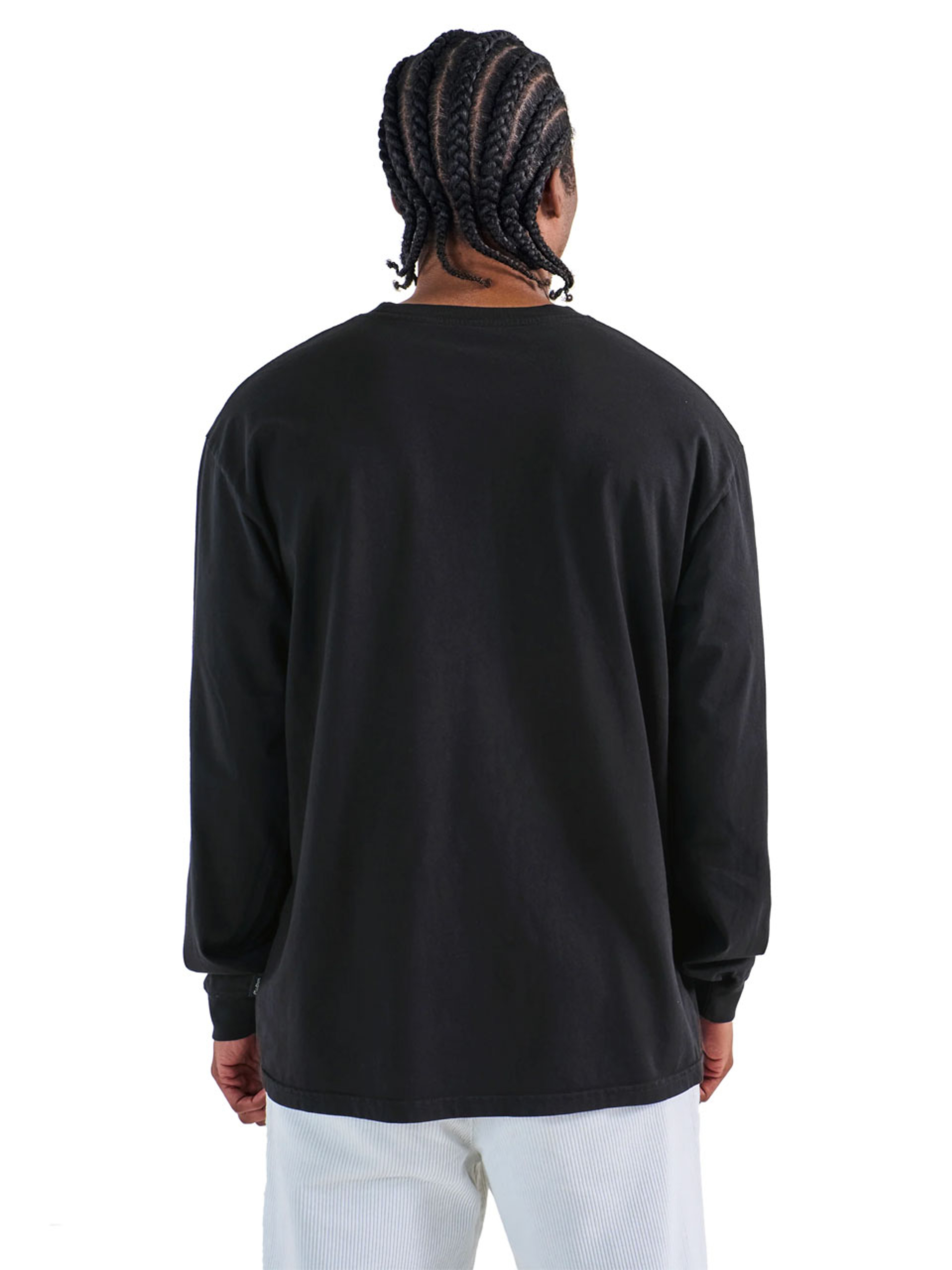 Malbon Gorse Long Sleeve Tee - Black