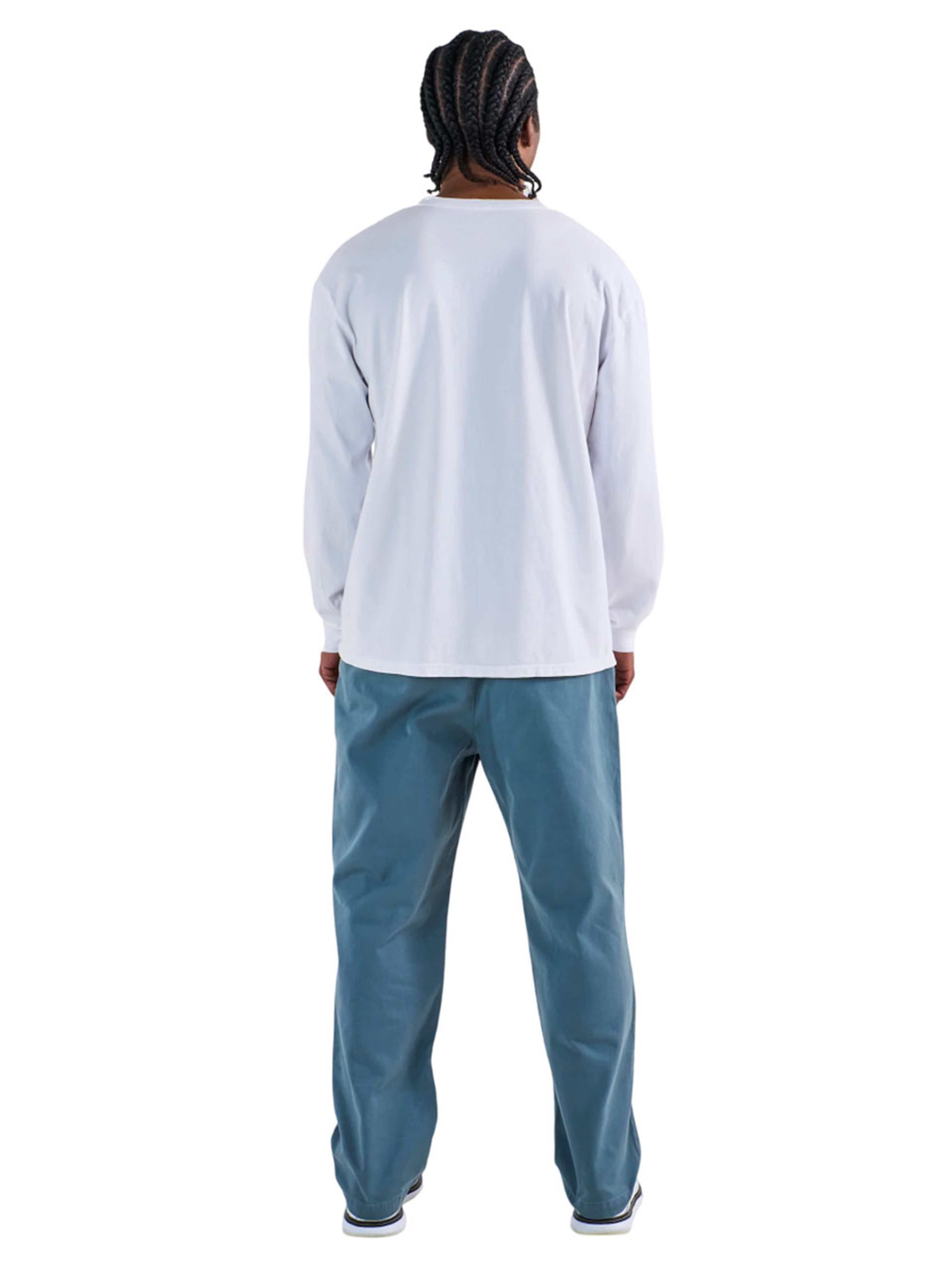 Malbon Gorse Long Sleeve Tee - White