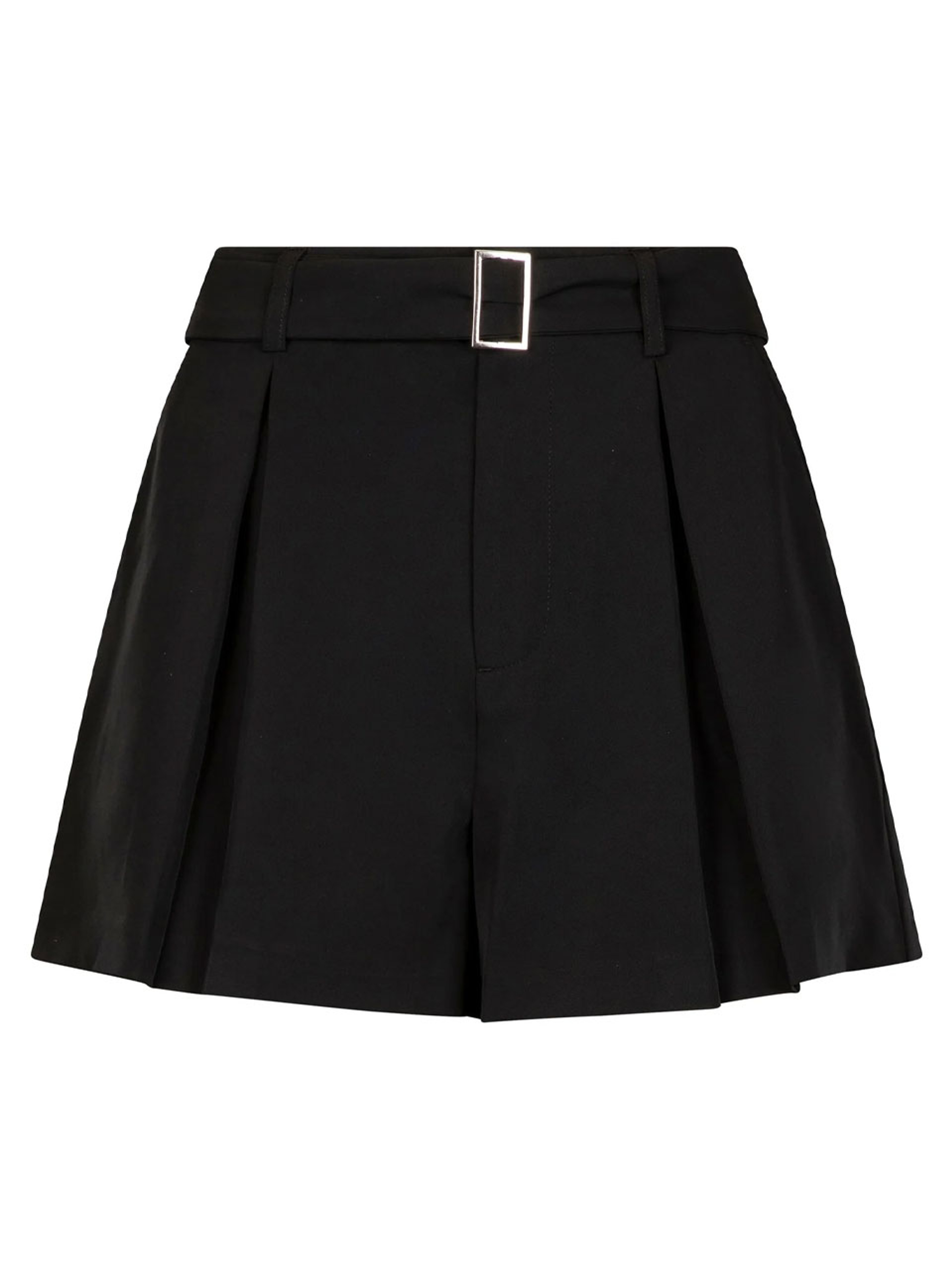 Malbon Womens Amara Pleated Short - Black