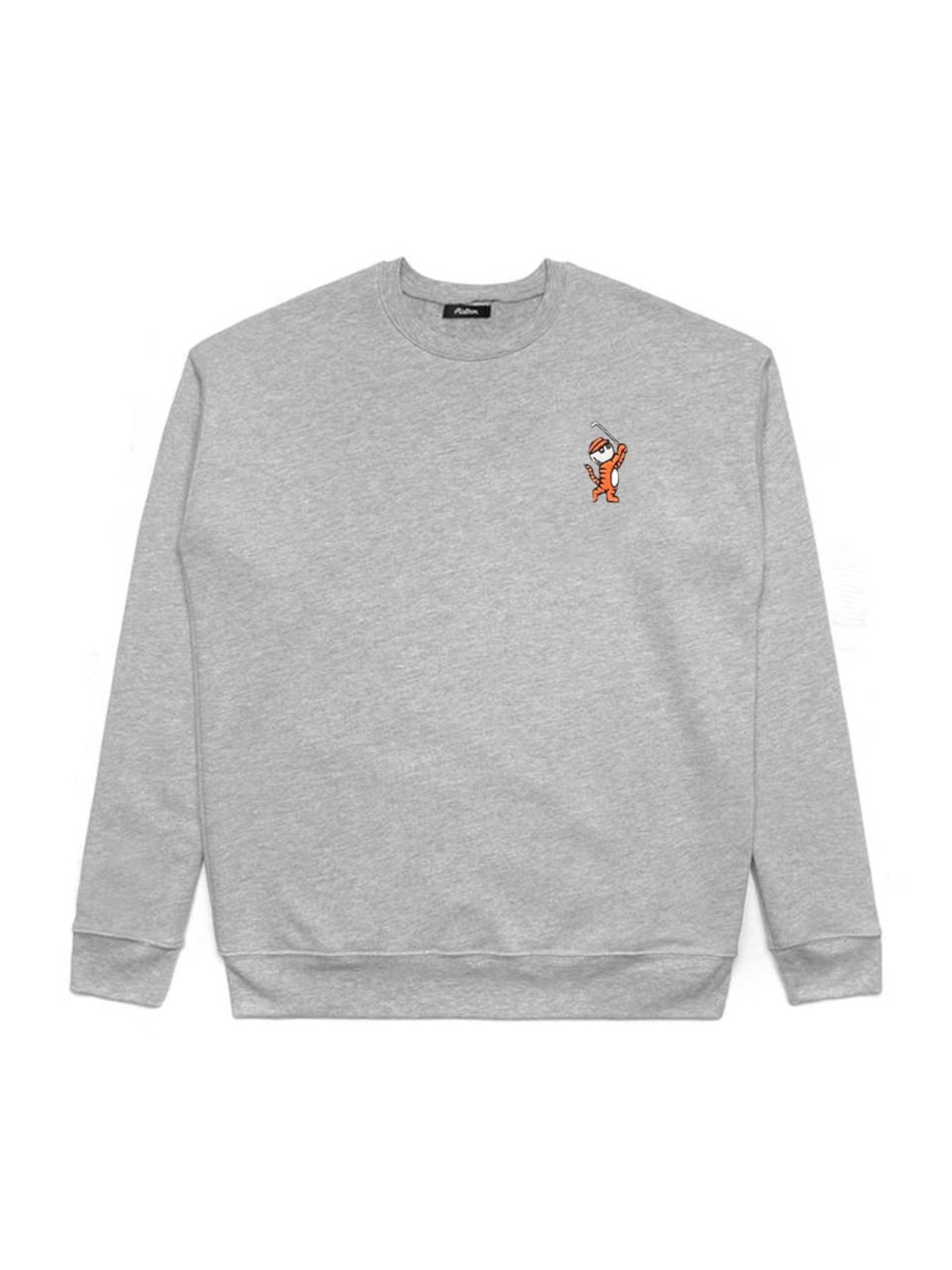 Malbon Evergreen Tiger Buckets Crewneck Sweatshirt - Heather