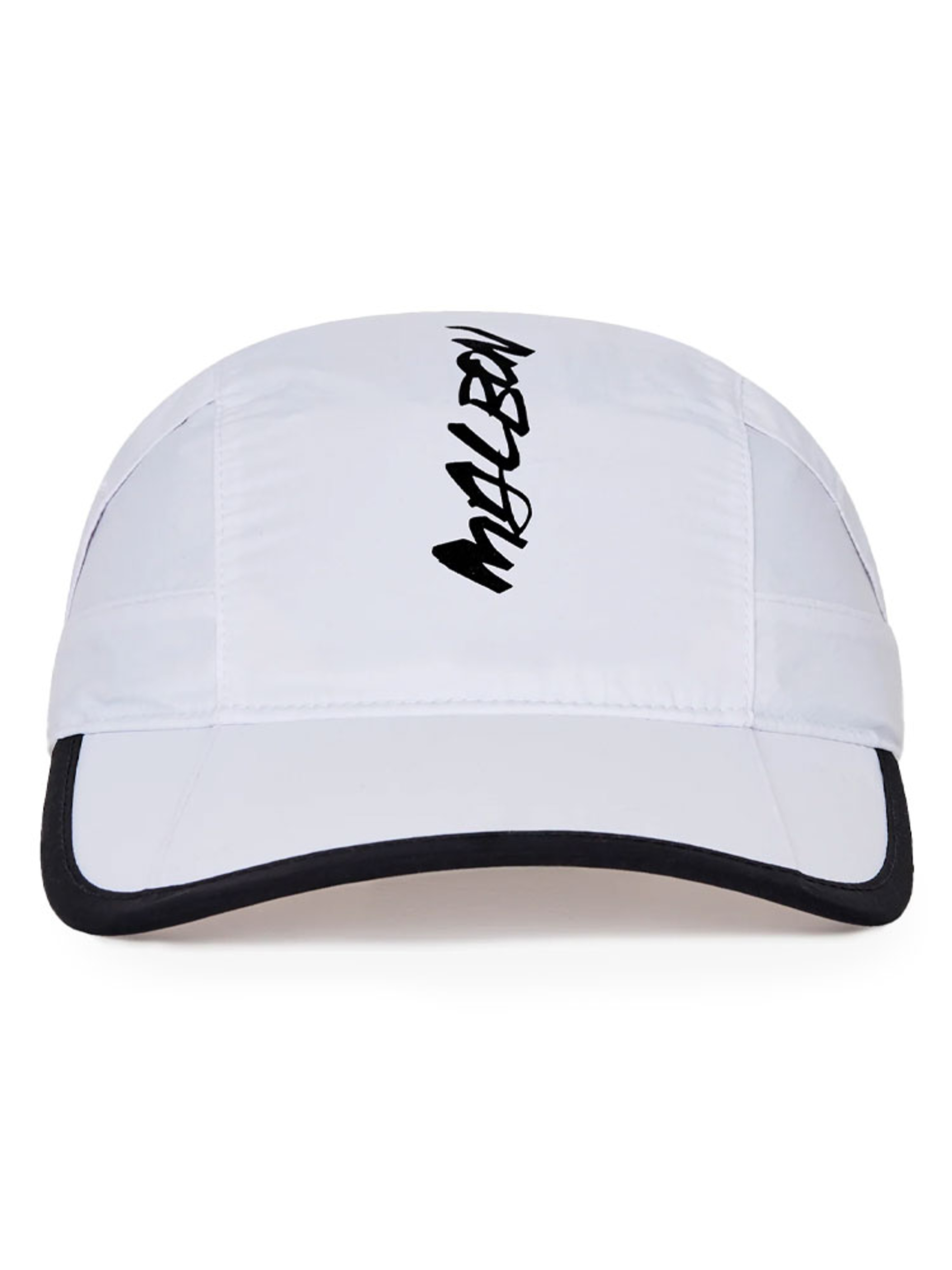 Malbon Nylon Bungee Hat - White