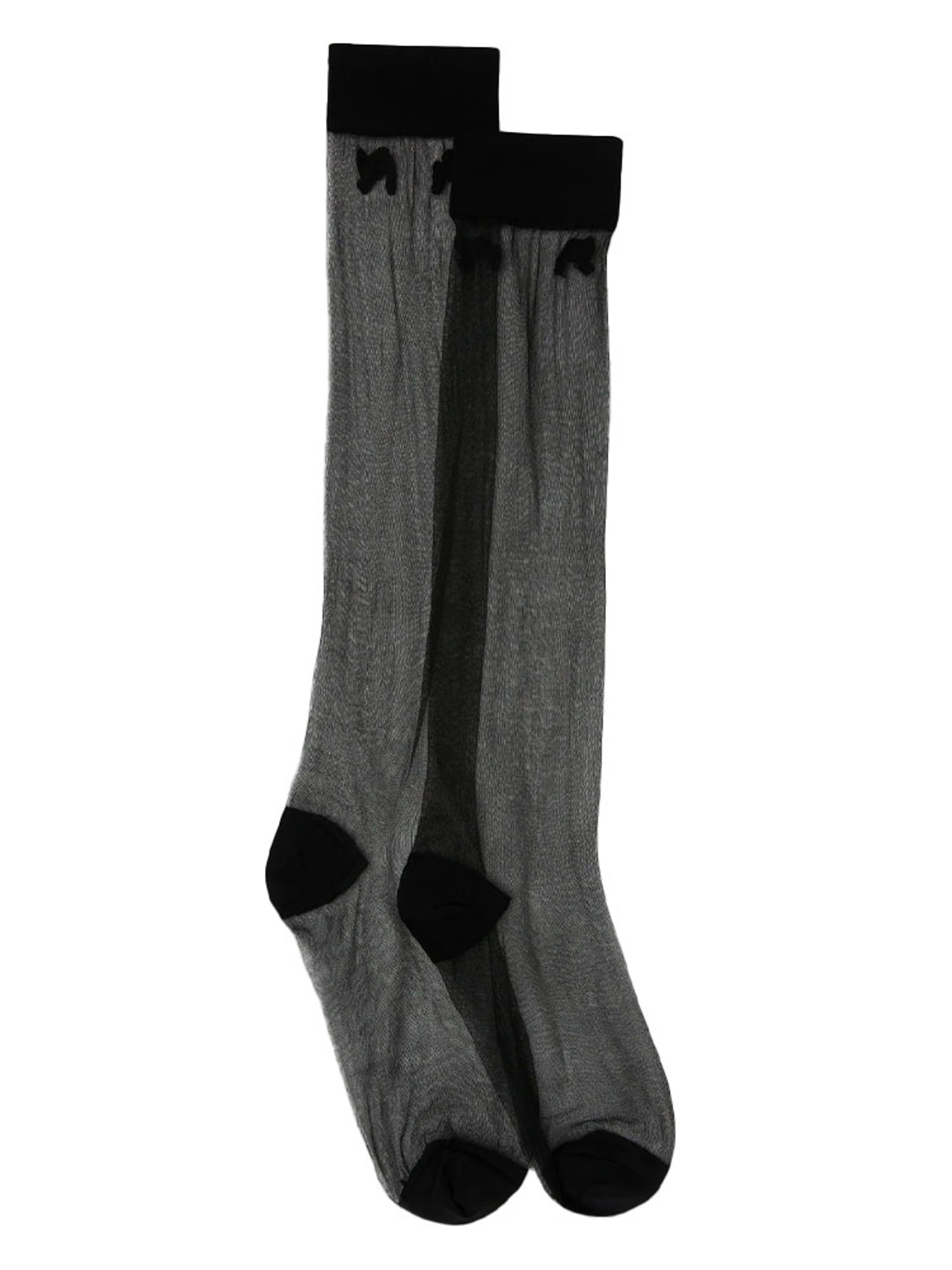 Malbon Womens Leandra Knee High Sock - Black