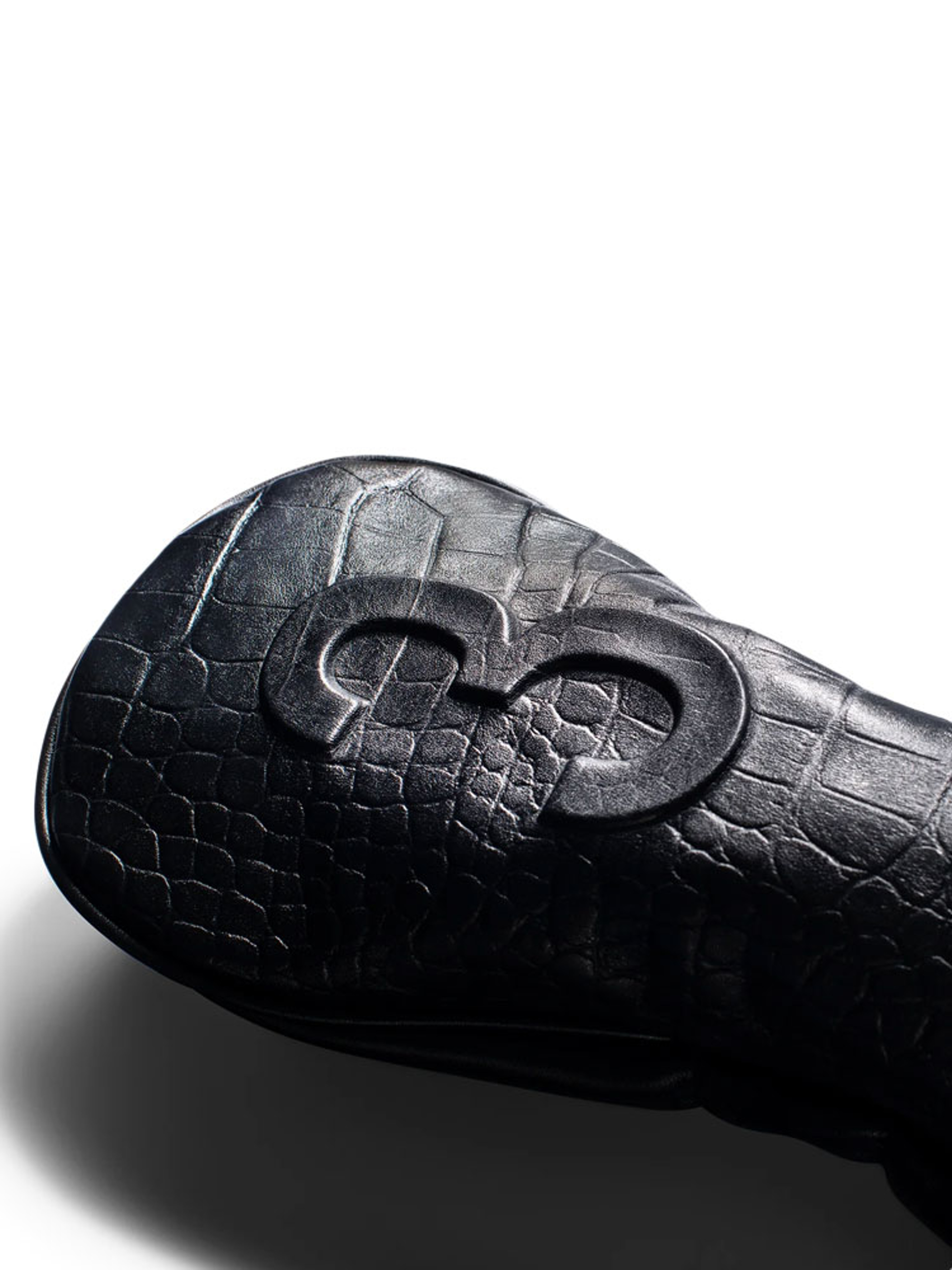 Vessel Lux Embosse 3 Wood Headcover - Croc Black