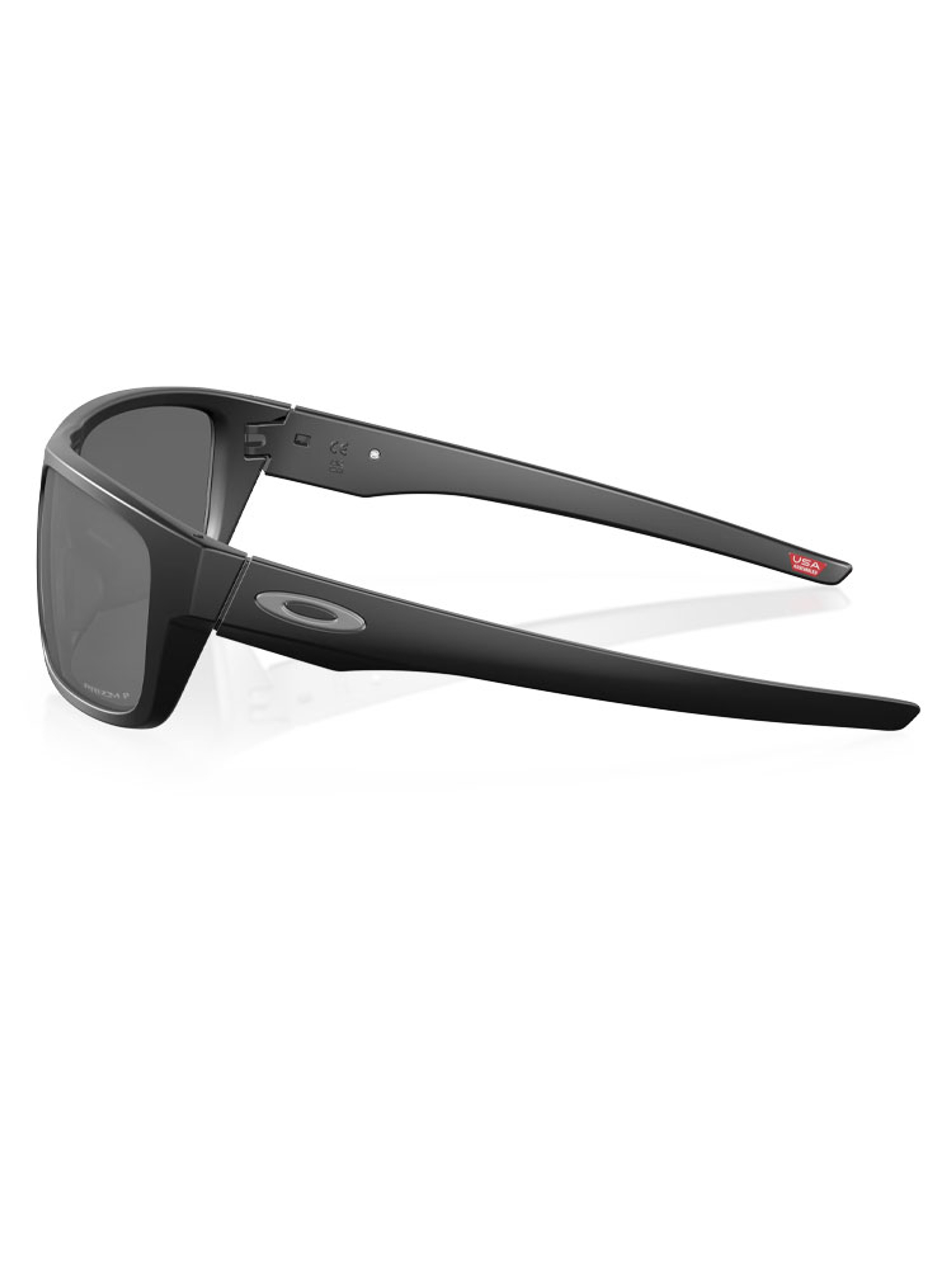 Oakley Drop Point Sunglasses - Matte Black w/ Prizm Black Polarised