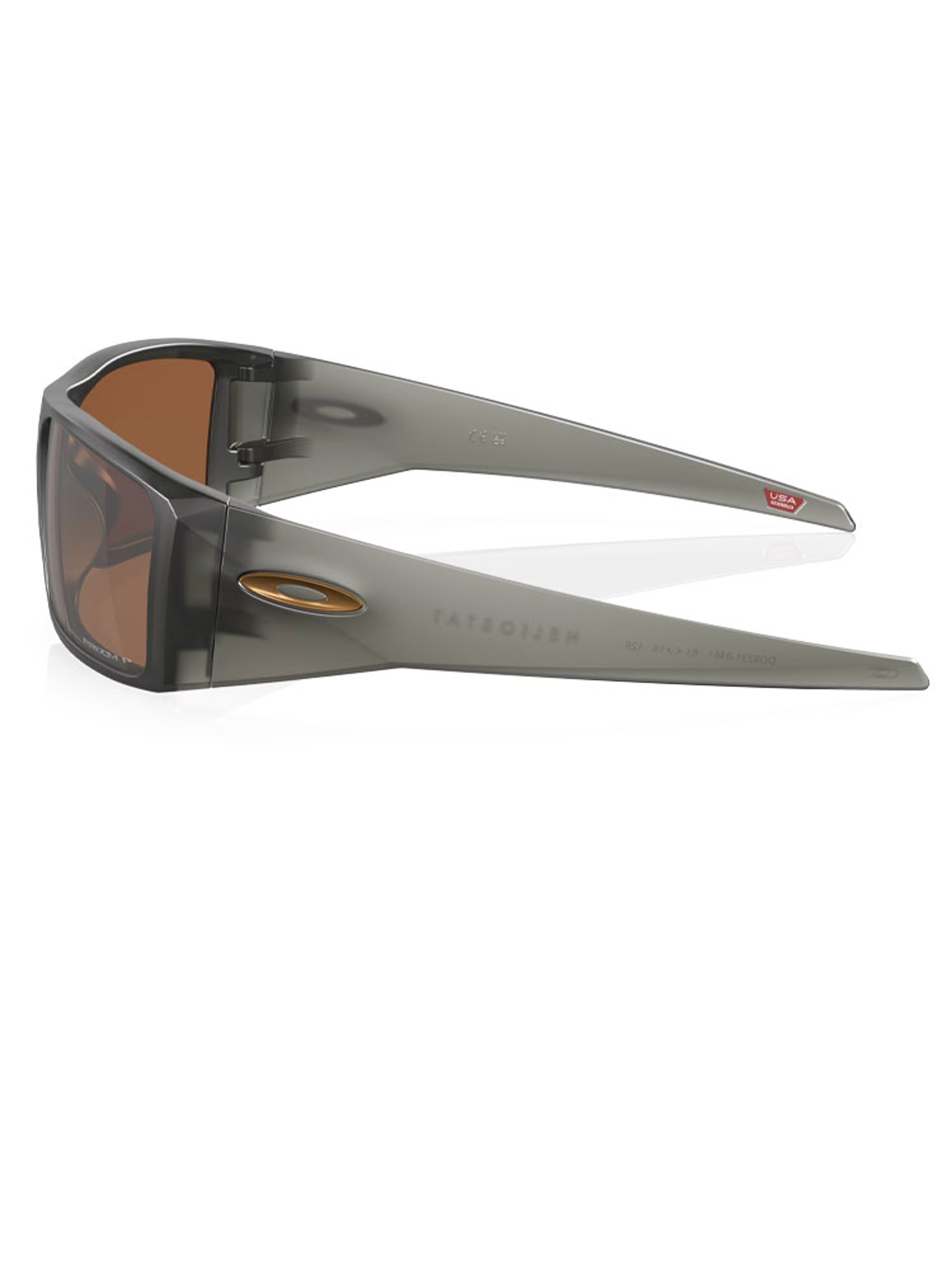 Oakley Heliostat Sunglasses - Matte Grey Smoke w/ Prizm Tungsten Polarised