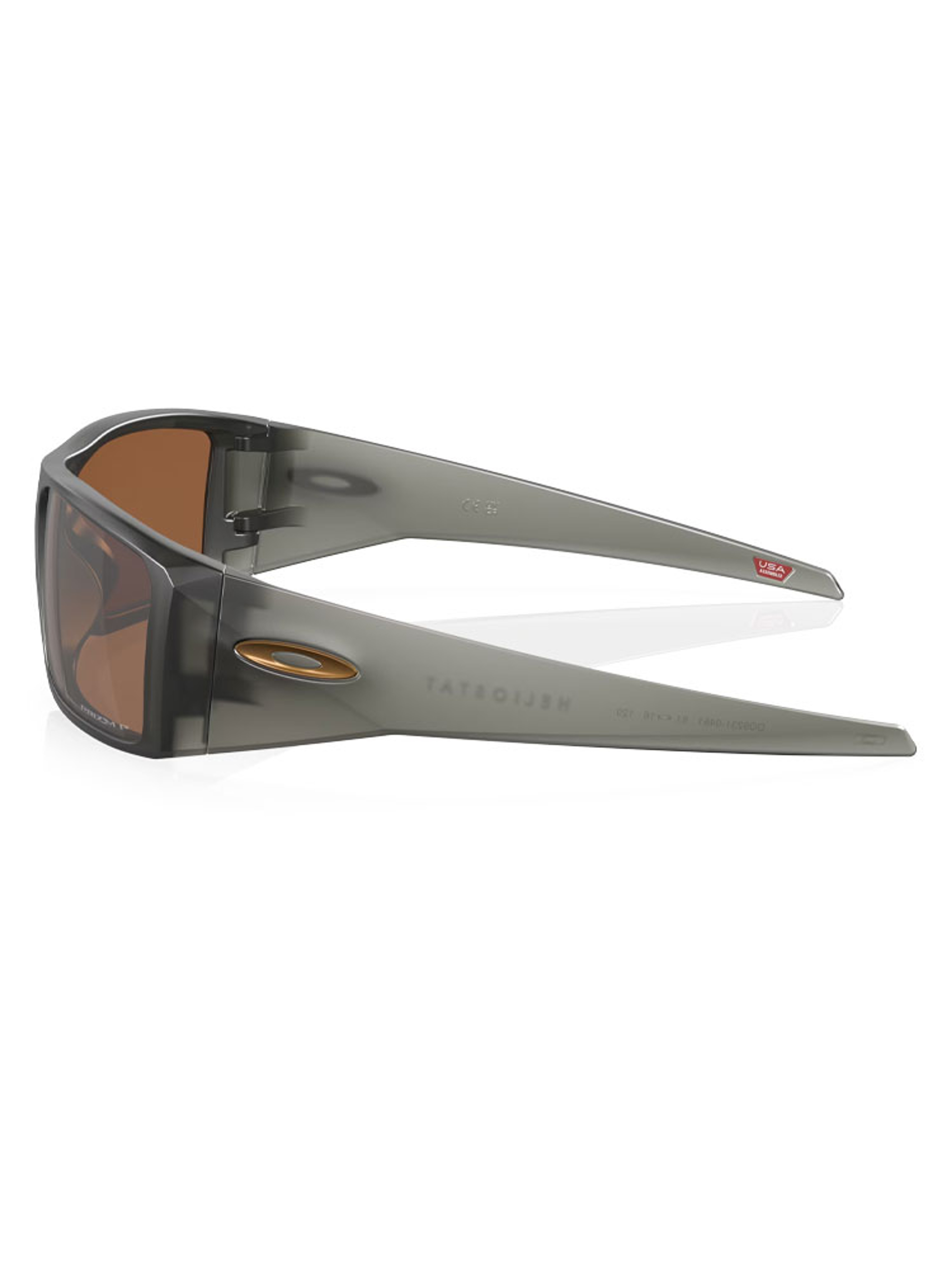 Oakley Heliostat Sunglasses - Matte Grey Smoke w/ Prizm Bronze