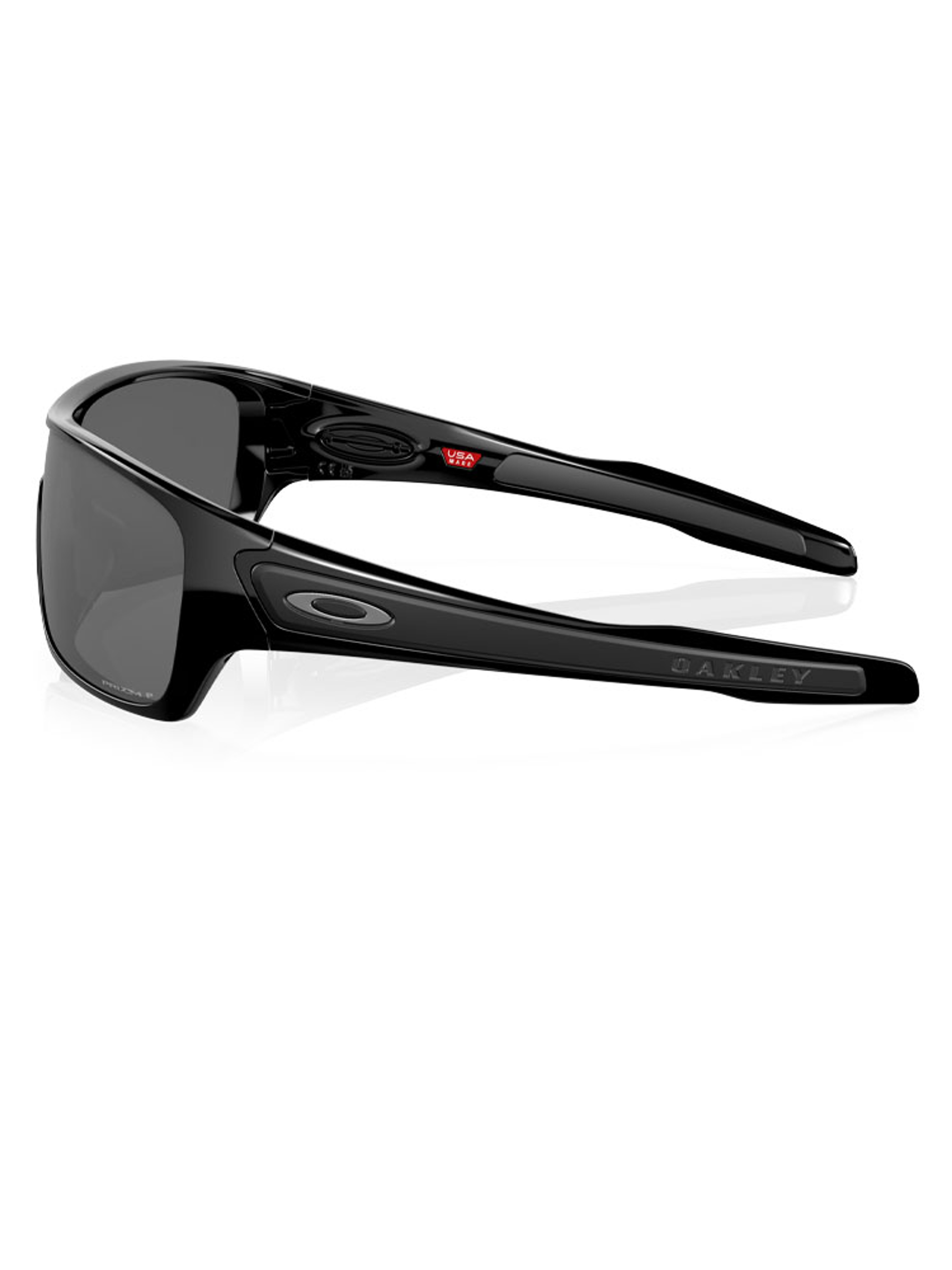 Oakley Turbine Rotor Sunglasses - Polished Black w/ Prizm Black Polarised