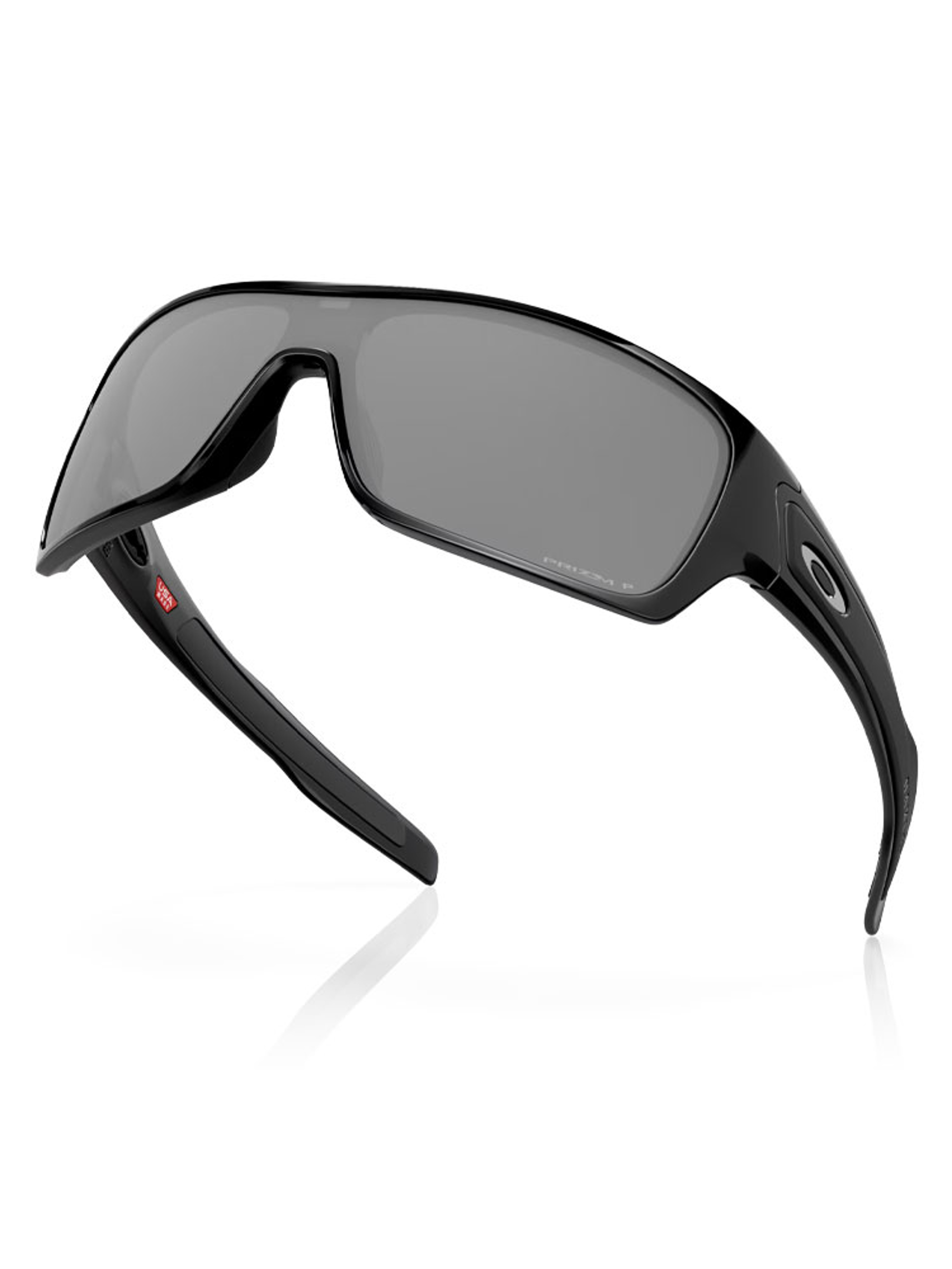 Oakley Turbine Rotor Sunglasses - Polished Black w/ Prizm Black Polarised