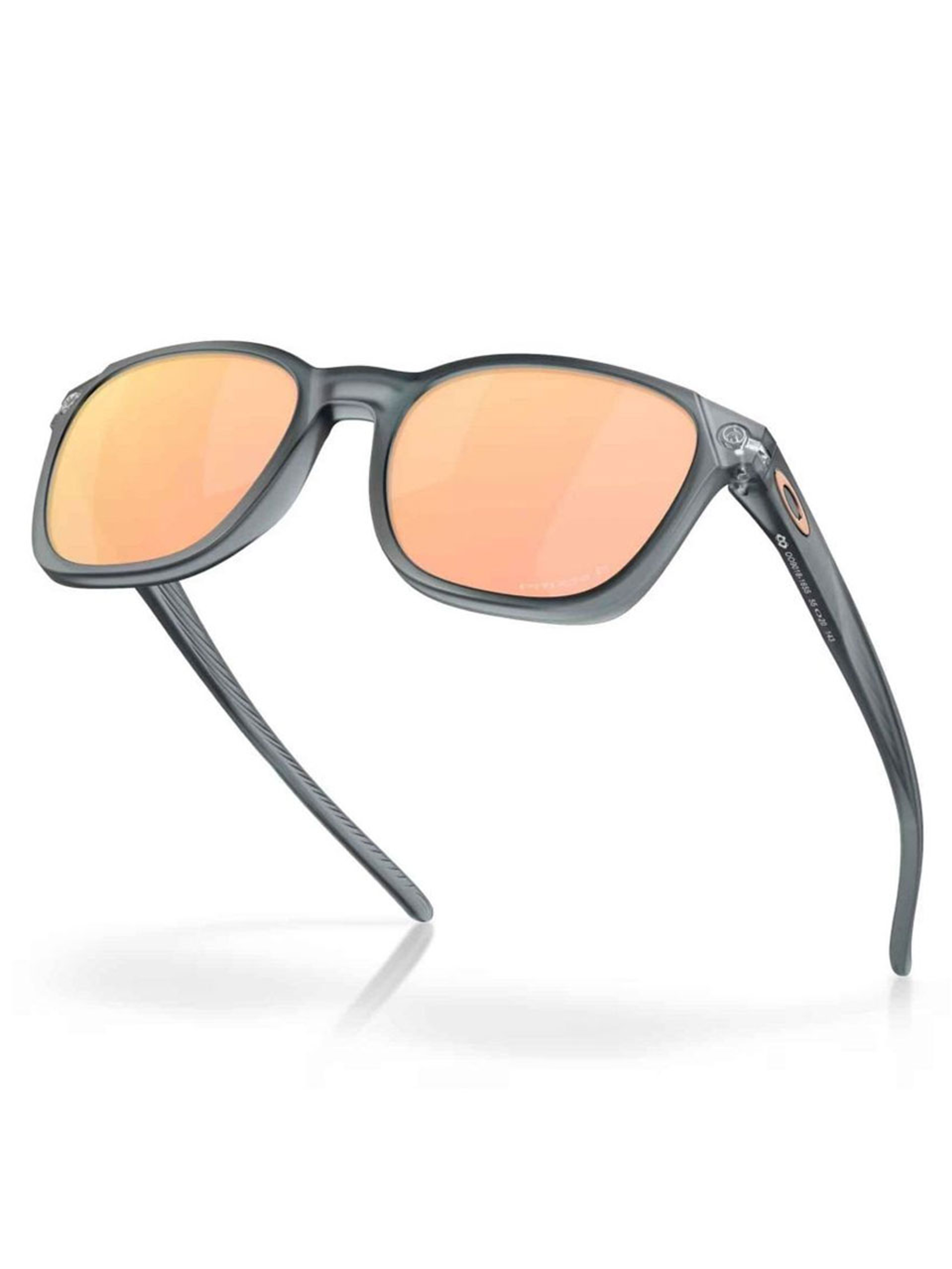 Oakley Ojector Sunglasses - Matte Crystal Black w/ Prizm Rose/Gold Polarised