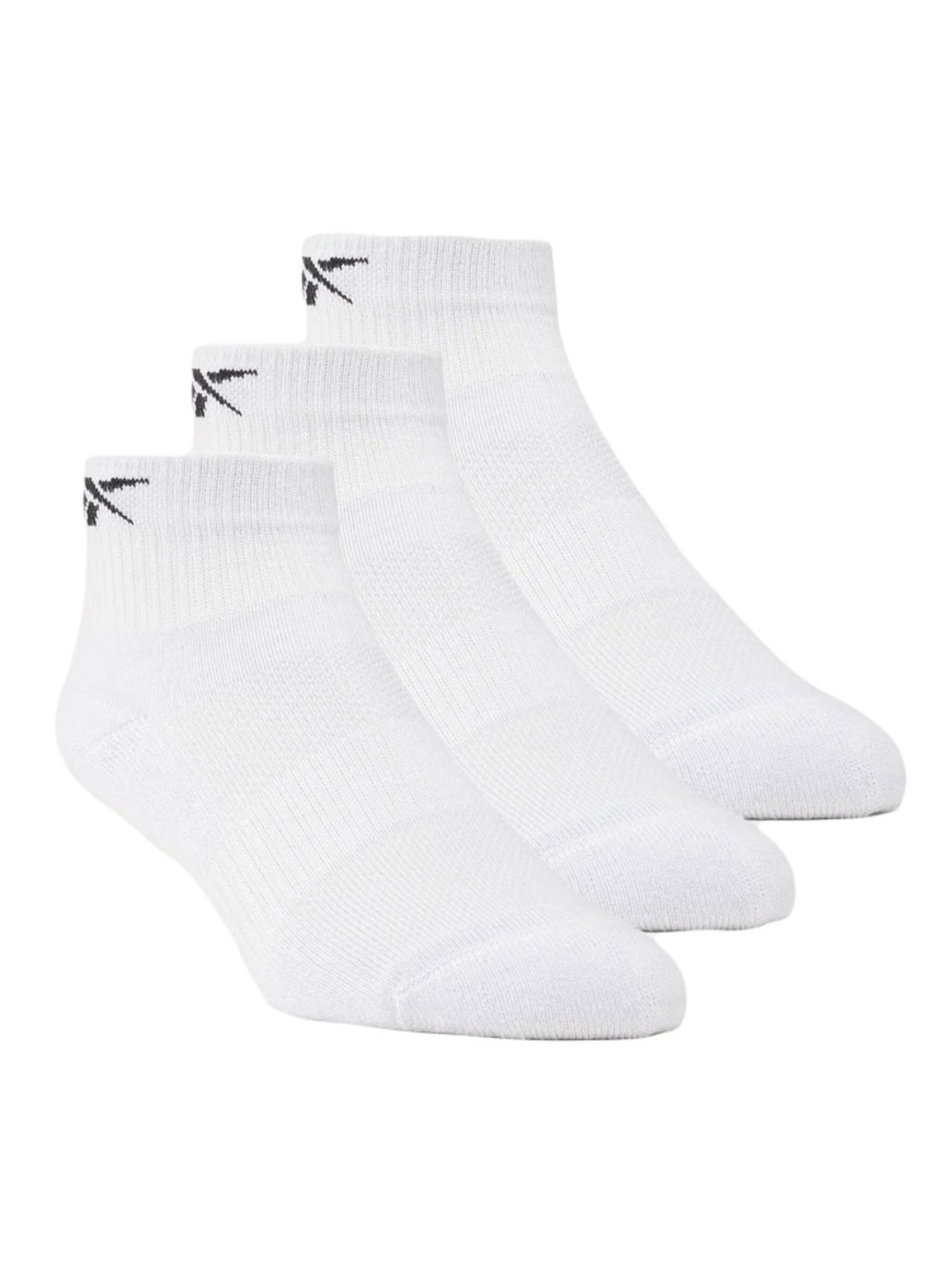 Reebok Sports Core Ankle 3 Pack Socks - White