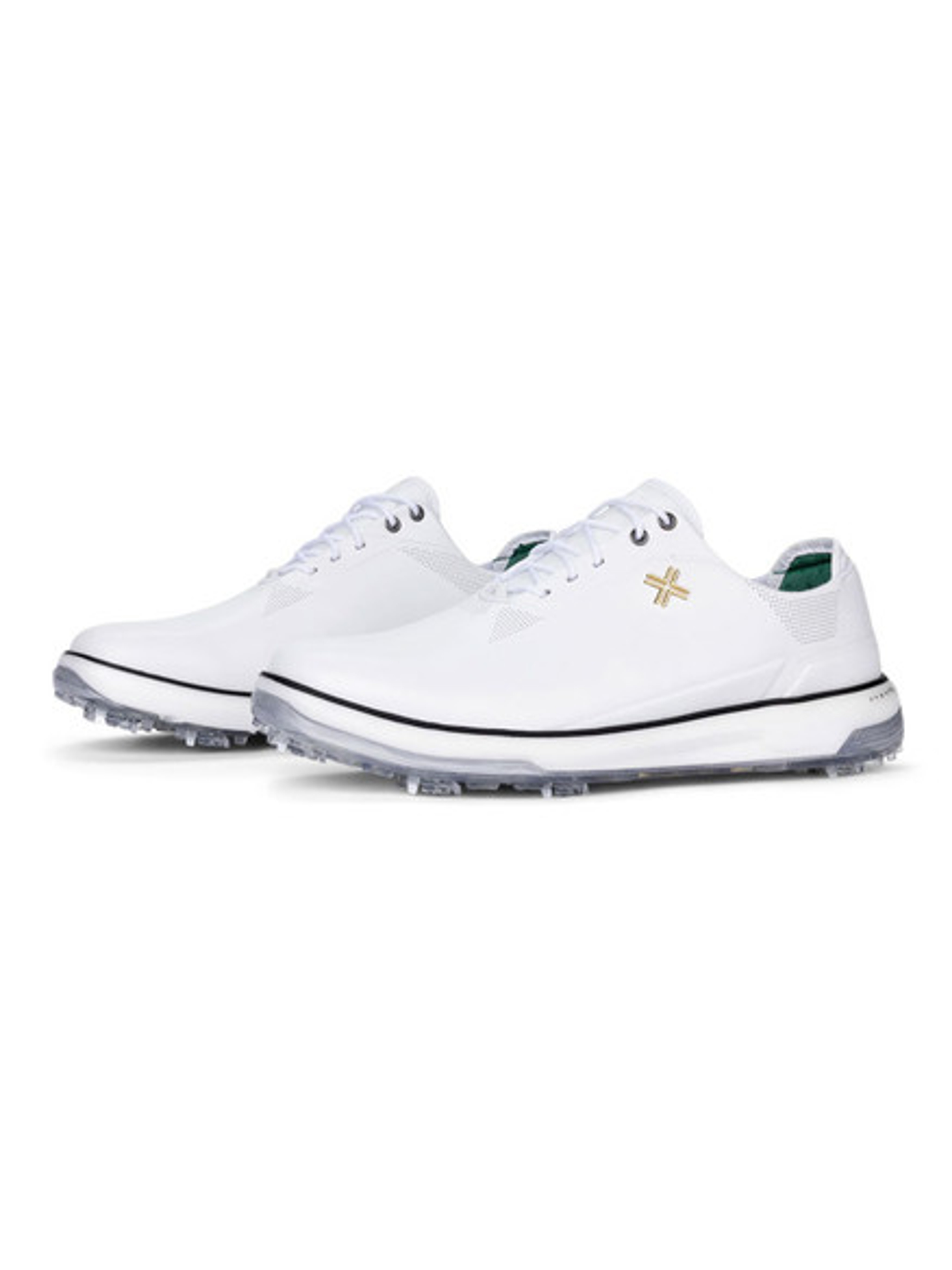 Payntr Golf Eighty Seven SC Golf Shoes (Wide Fit) - White/Black/Gold