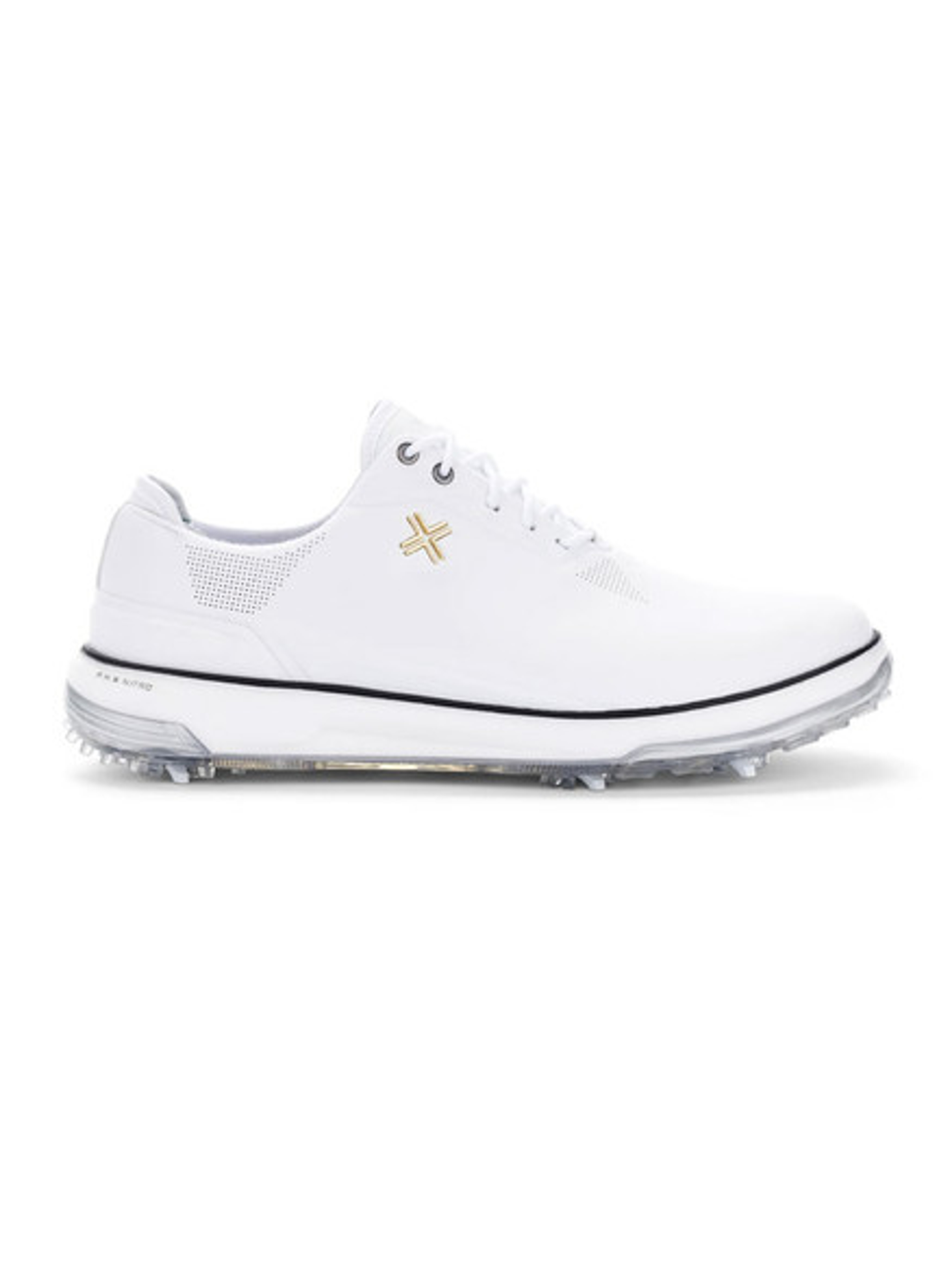 Payntr Golf Eighty Seven SC Golf Shoes (Wide Fit) - White/Black/Gold