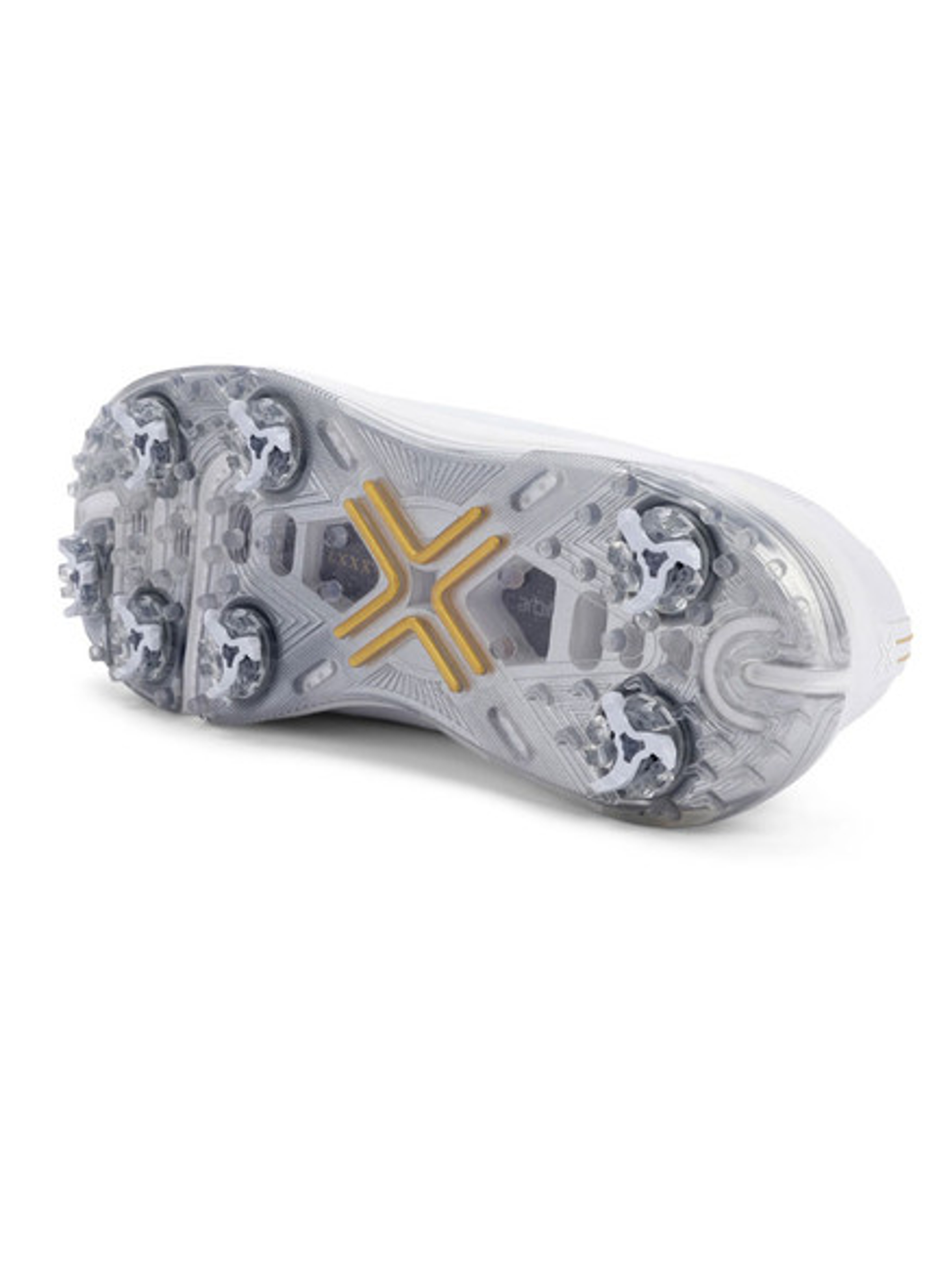 Payntr Golf Eighty Seven SC Golf Shoes (Wide Fit) - White/Black/Gold